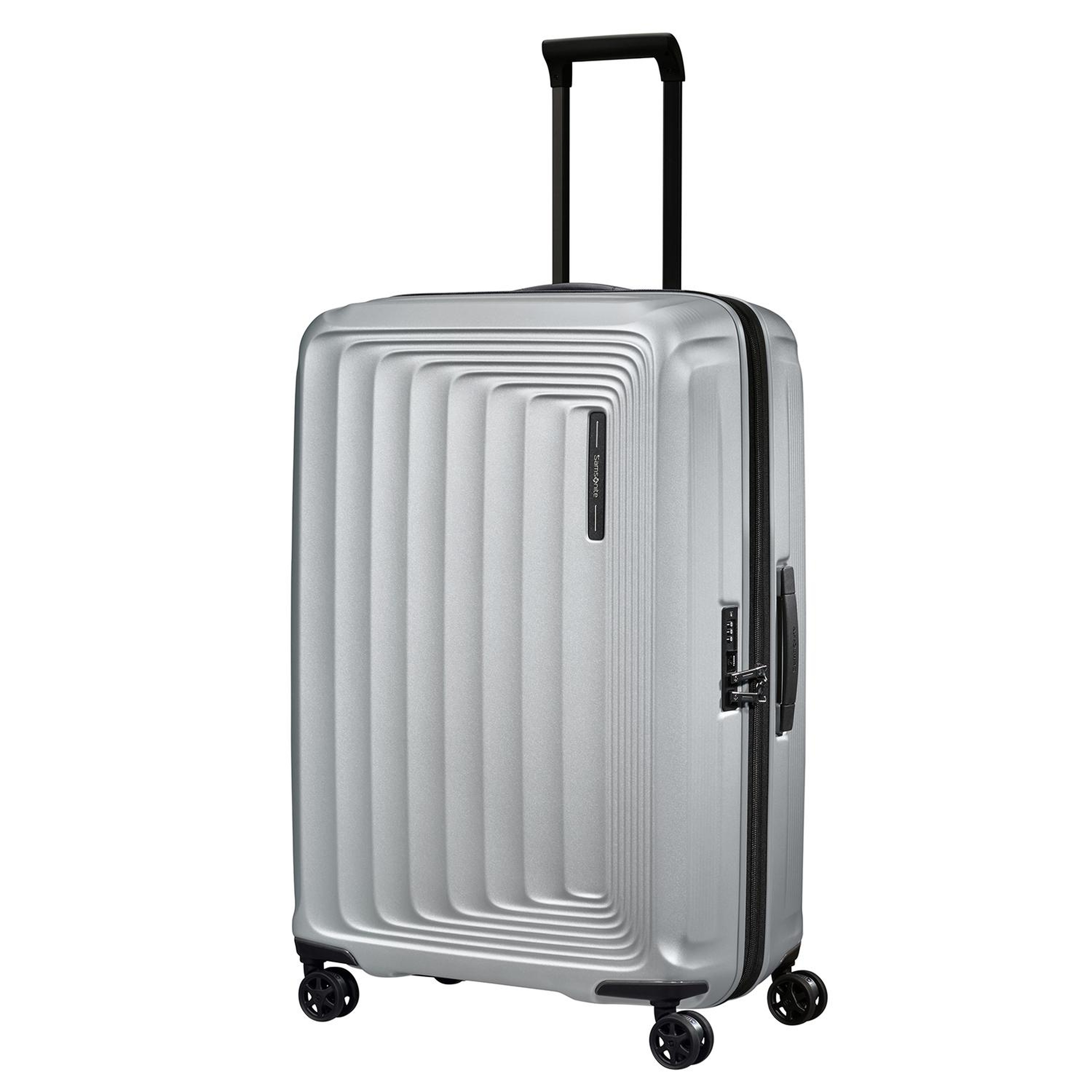 Samsonite Gri Spinner Nuon Körüklü 4 Tekerlekli 75 cm Büyük Boy Valiz