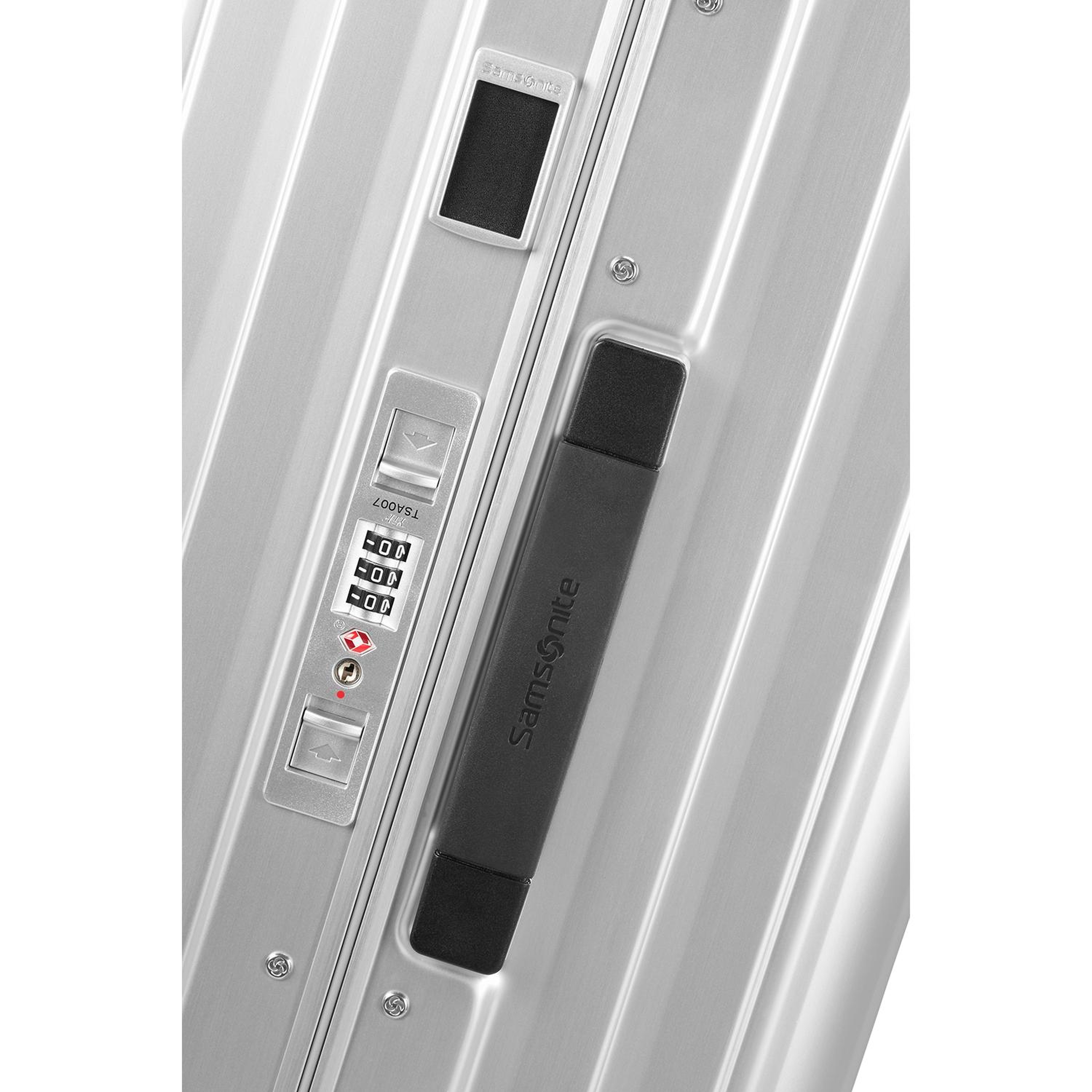 Samsonite Gri Lite-Box Alu - Trunk Büyük Boy Valiz 80cm