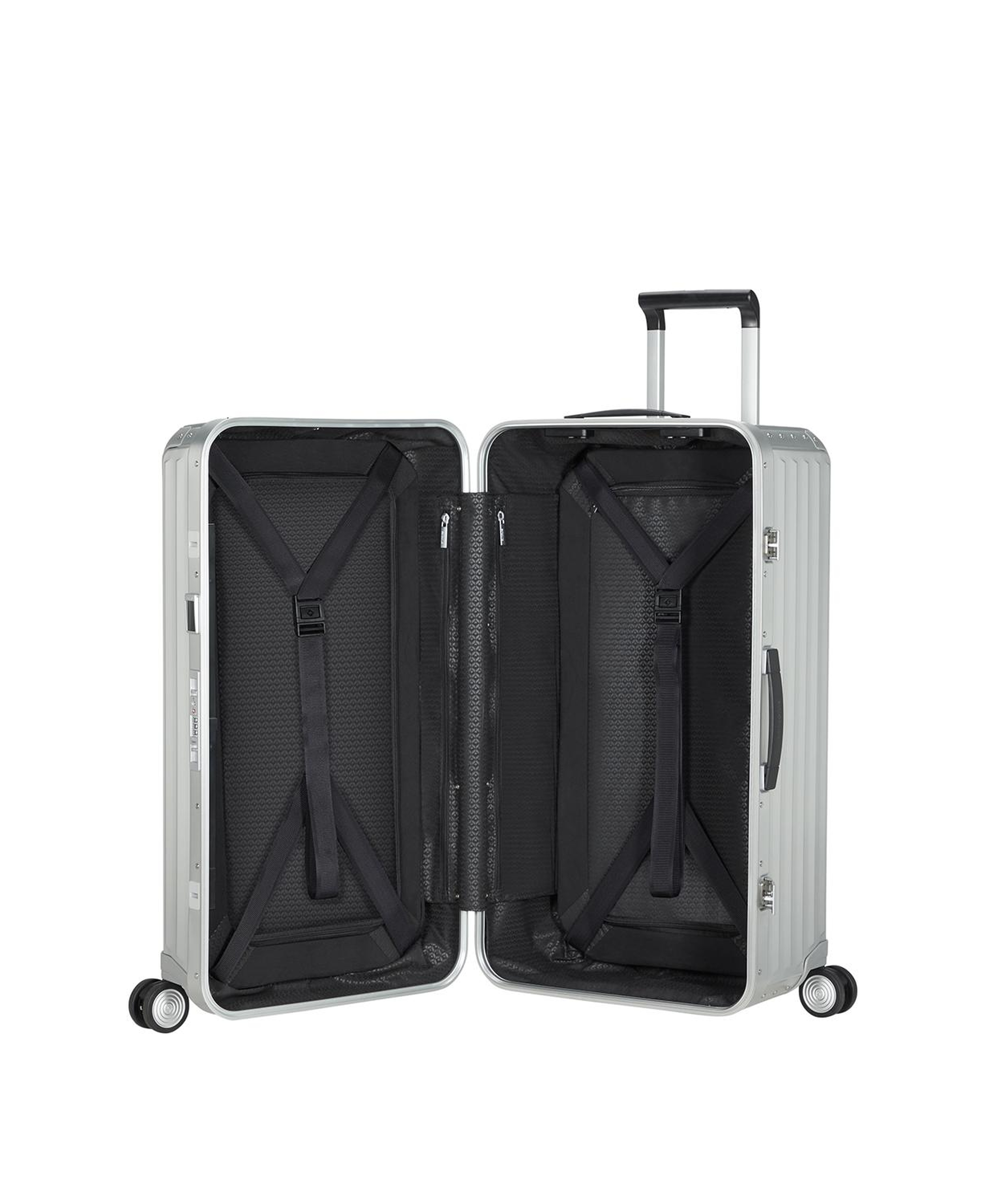 Samsonite Gri Lite-Box Alu - Trunk Büyük Boy Valiz 80cm