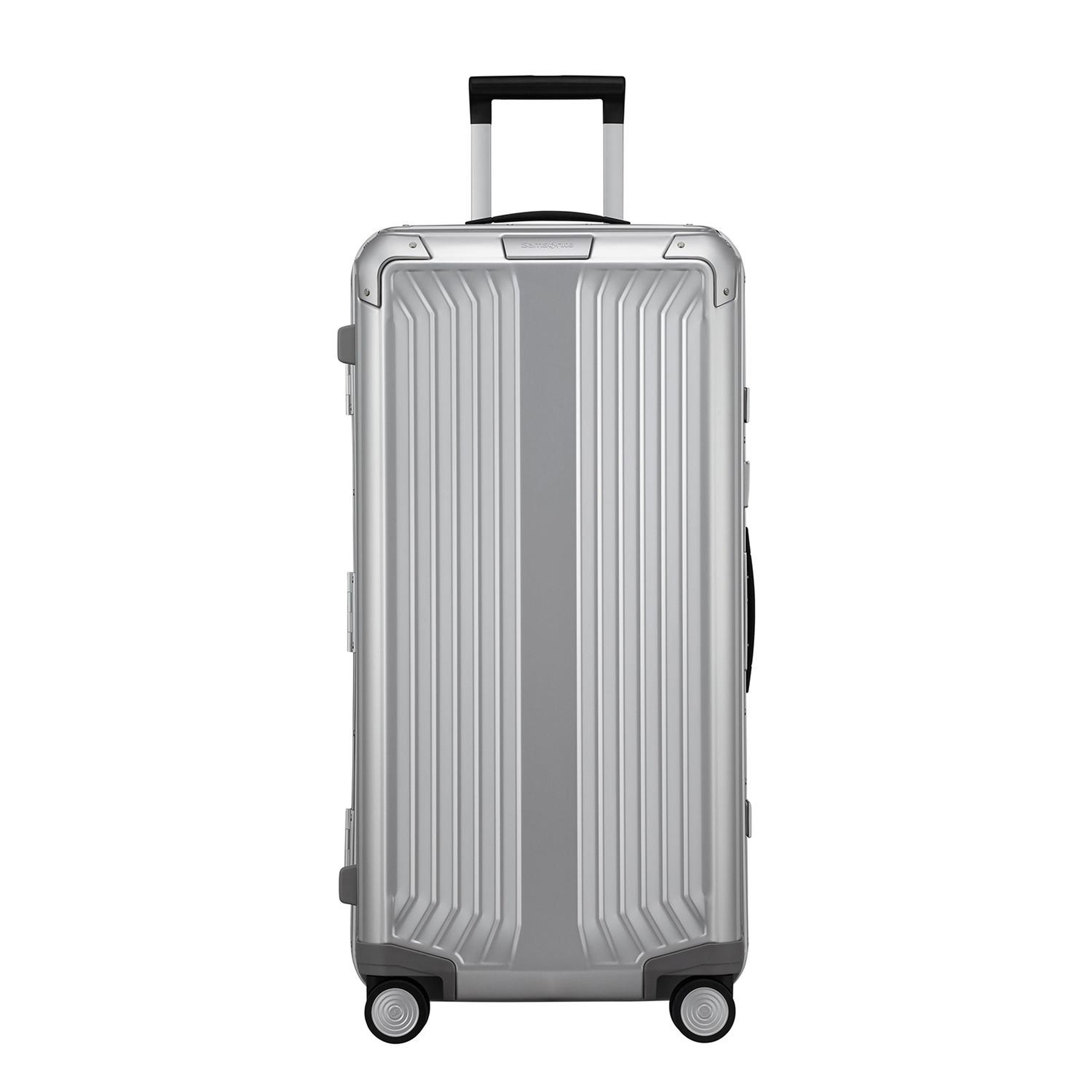 Samsonite Gri Lite-Box Alu - Trunk Büyük Boy Valiz 80cm