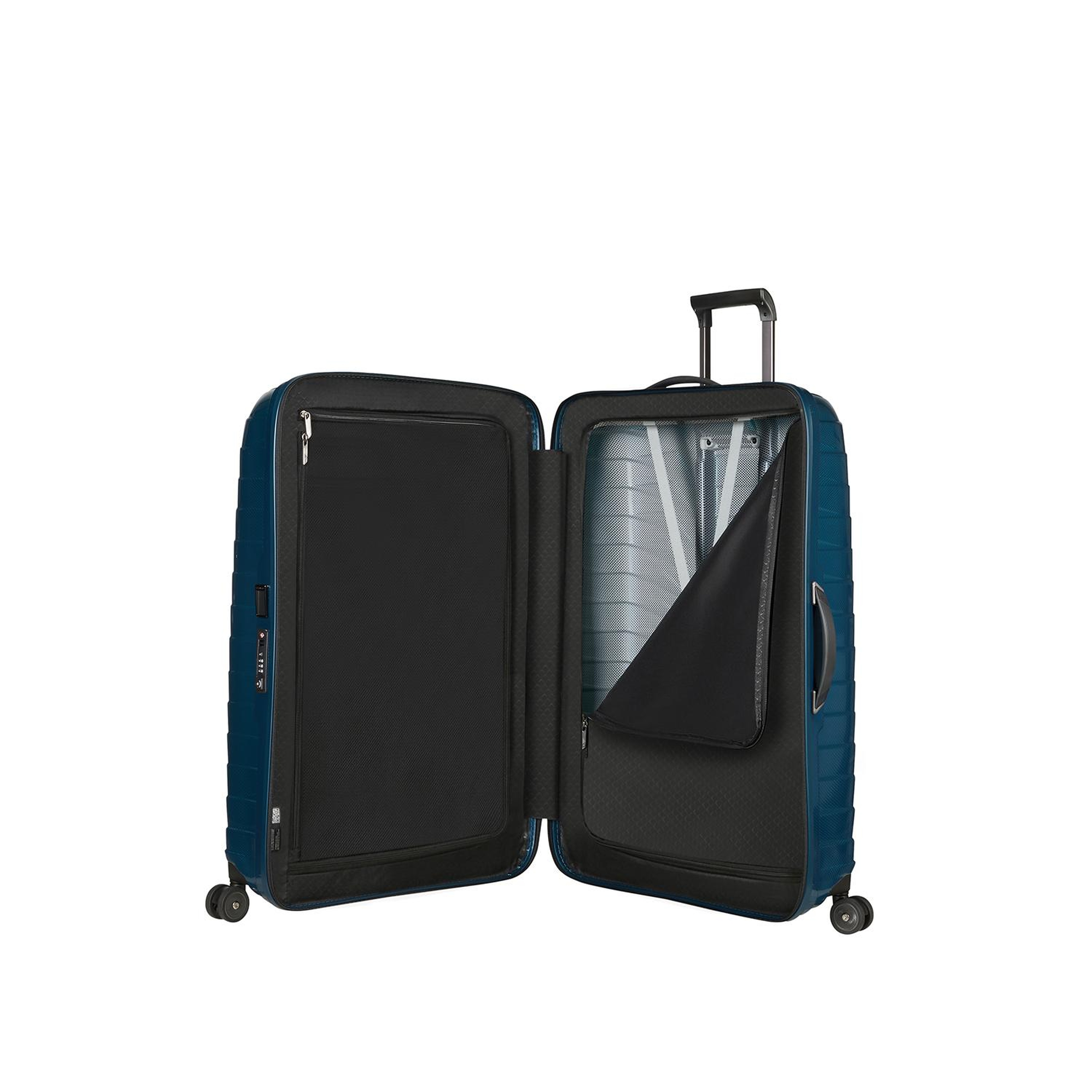 Samsonite Lacivert Proxis - Spinner 4 Tekerlekli Ekstra Büyük Boy Valiz 81 cm