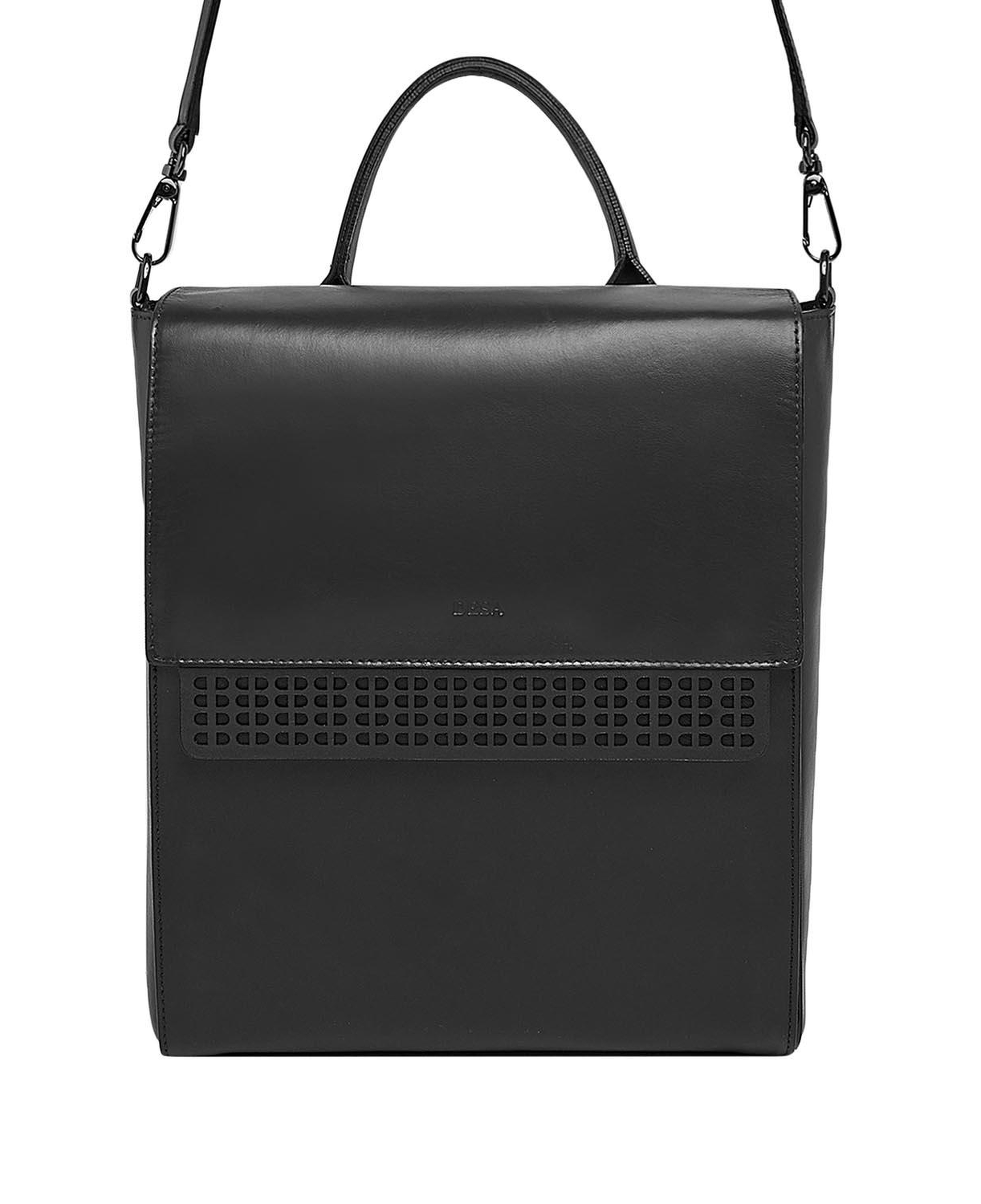 Siyah Arber Erkek Postası Deri Çantası