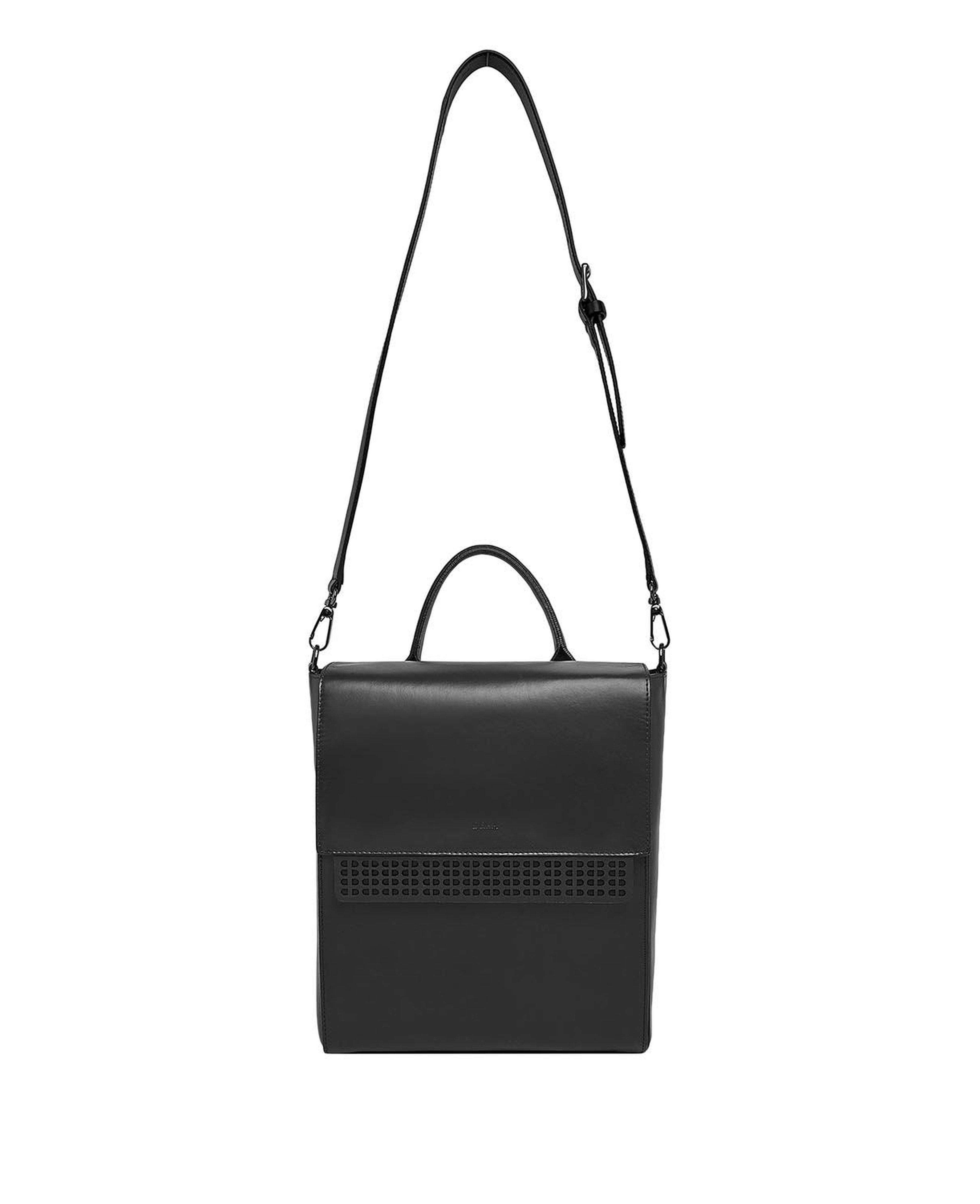 Siyah Arber Erkek Postası Deri Çantası