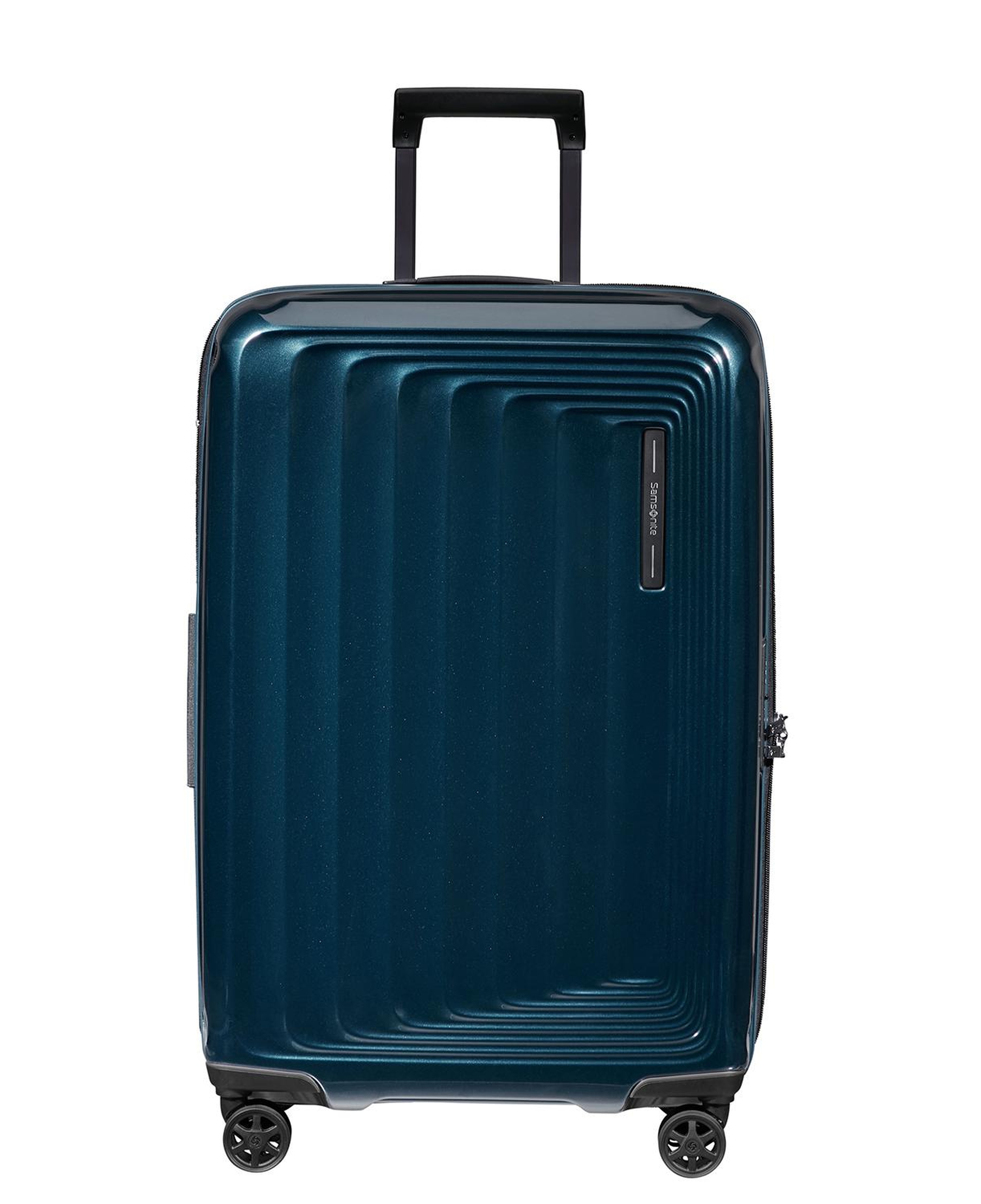Samsonite Lacivert Spinner Nuon Körüklü 4 Tekerlekli 69 cm Orta Boy Valiz