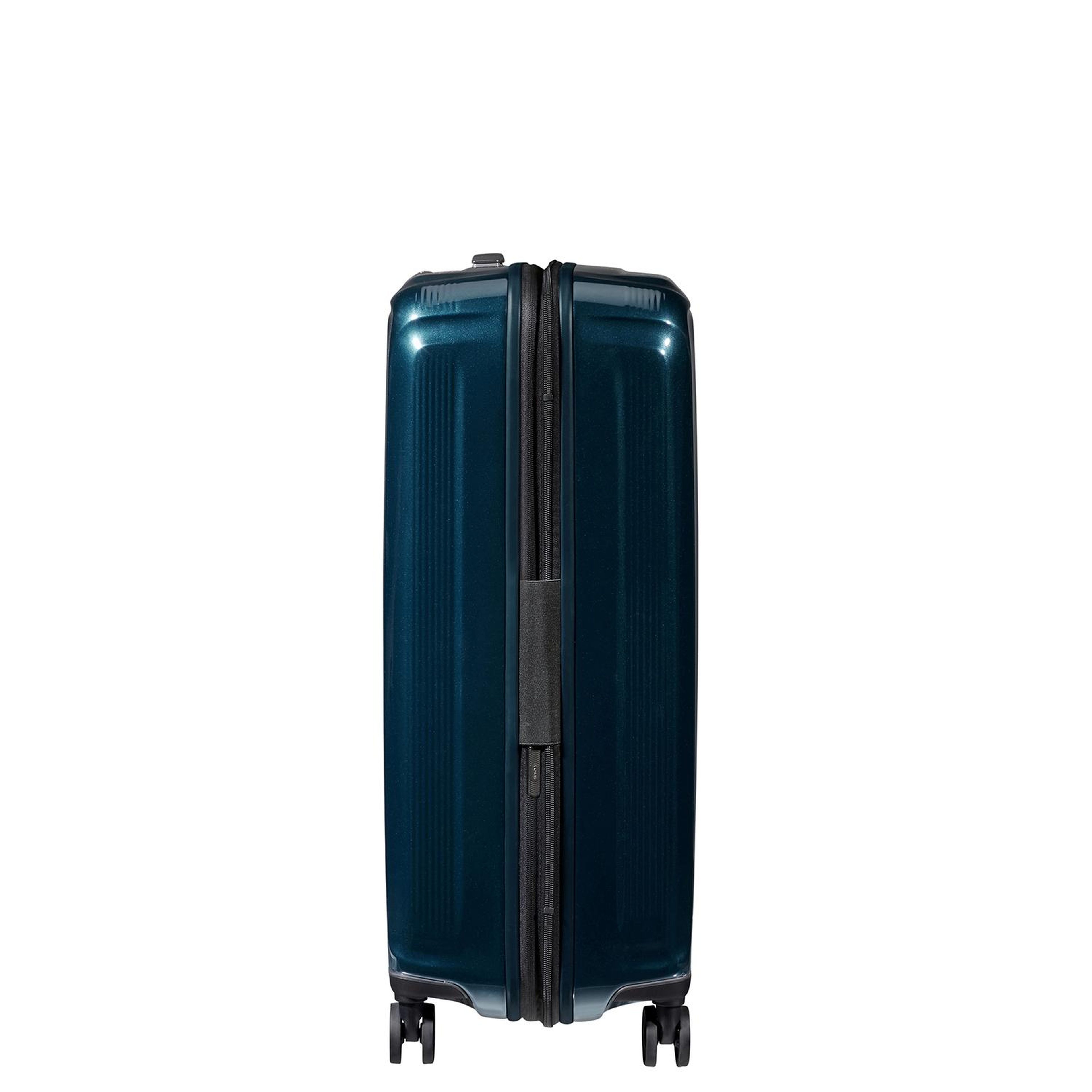 Samsonite Lacivert Spinner Nuon Körüklü 4 Tekerlekli 69 cm Orta Boy Valiz