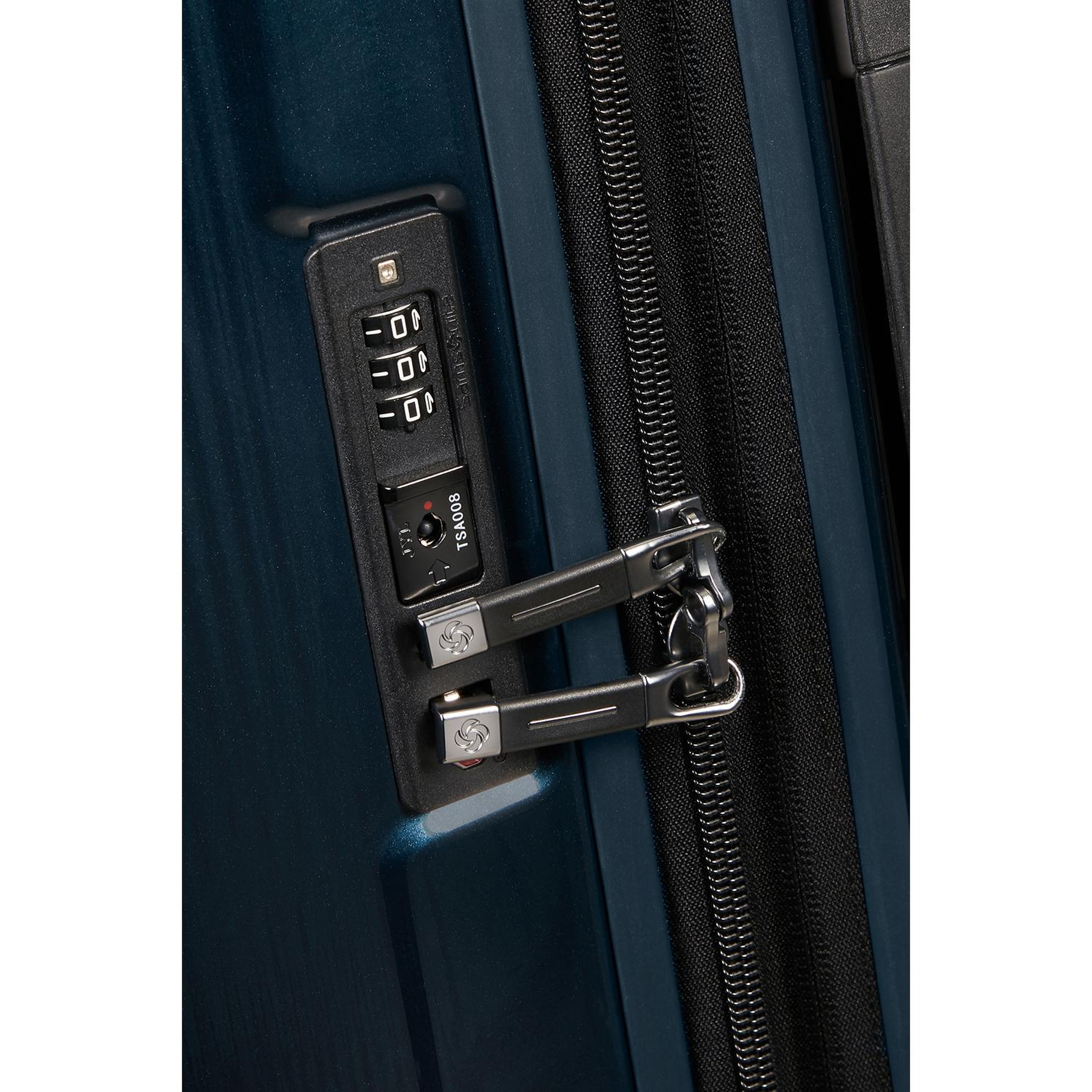 Samsonite Lacivert Spinner Nuon Körüklü 4 Tekerlekli 69 cm Orta Boy Valiz