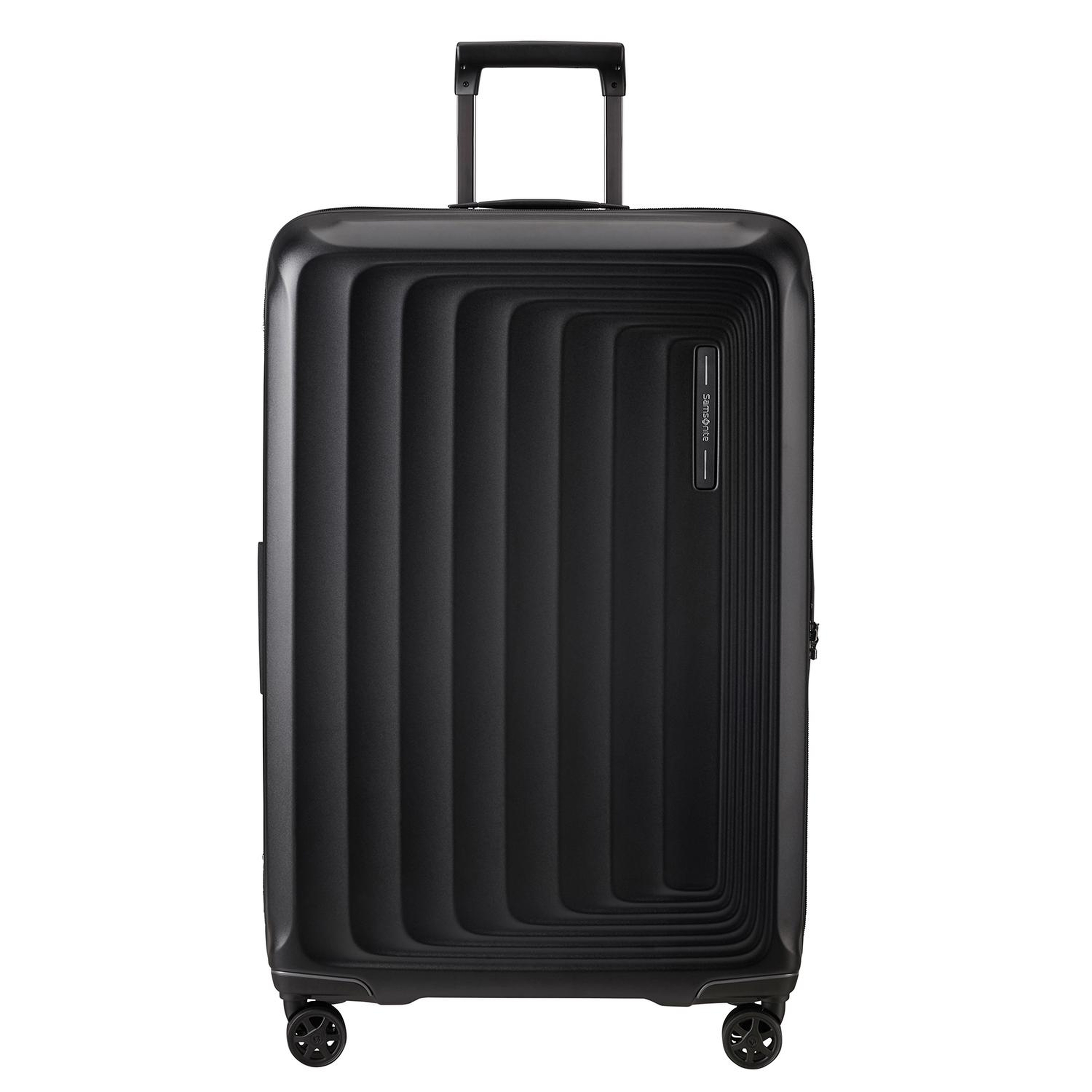 Samsonite Siyah Spinner Nuon Körüklü 4 Tekerlekli 75 cm Büyük Boy Valiz