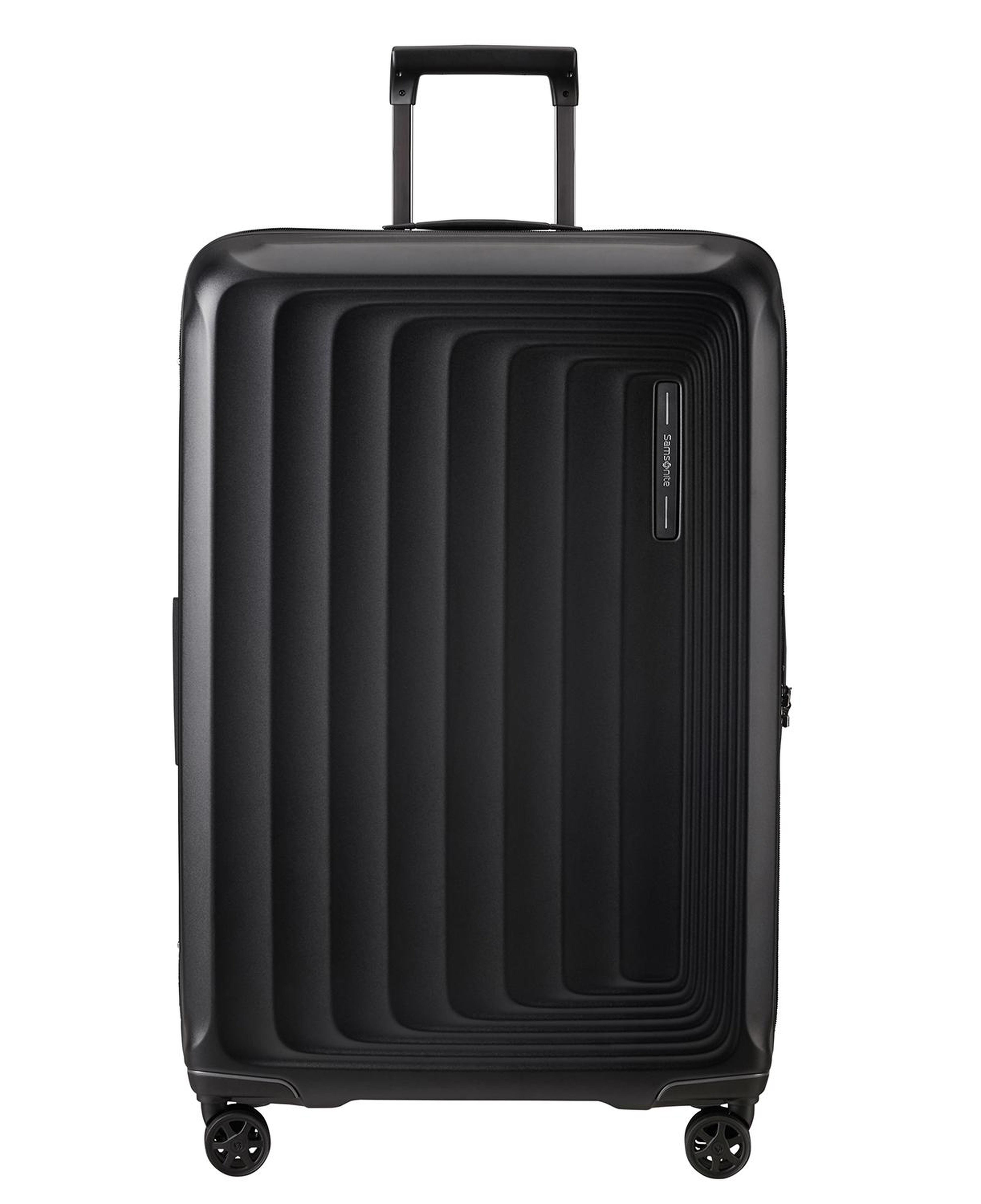 Samsonite Siyah Spinner Nuon Körüklü 4 Tekerlekli 75 cm Büyük Boy Valiz