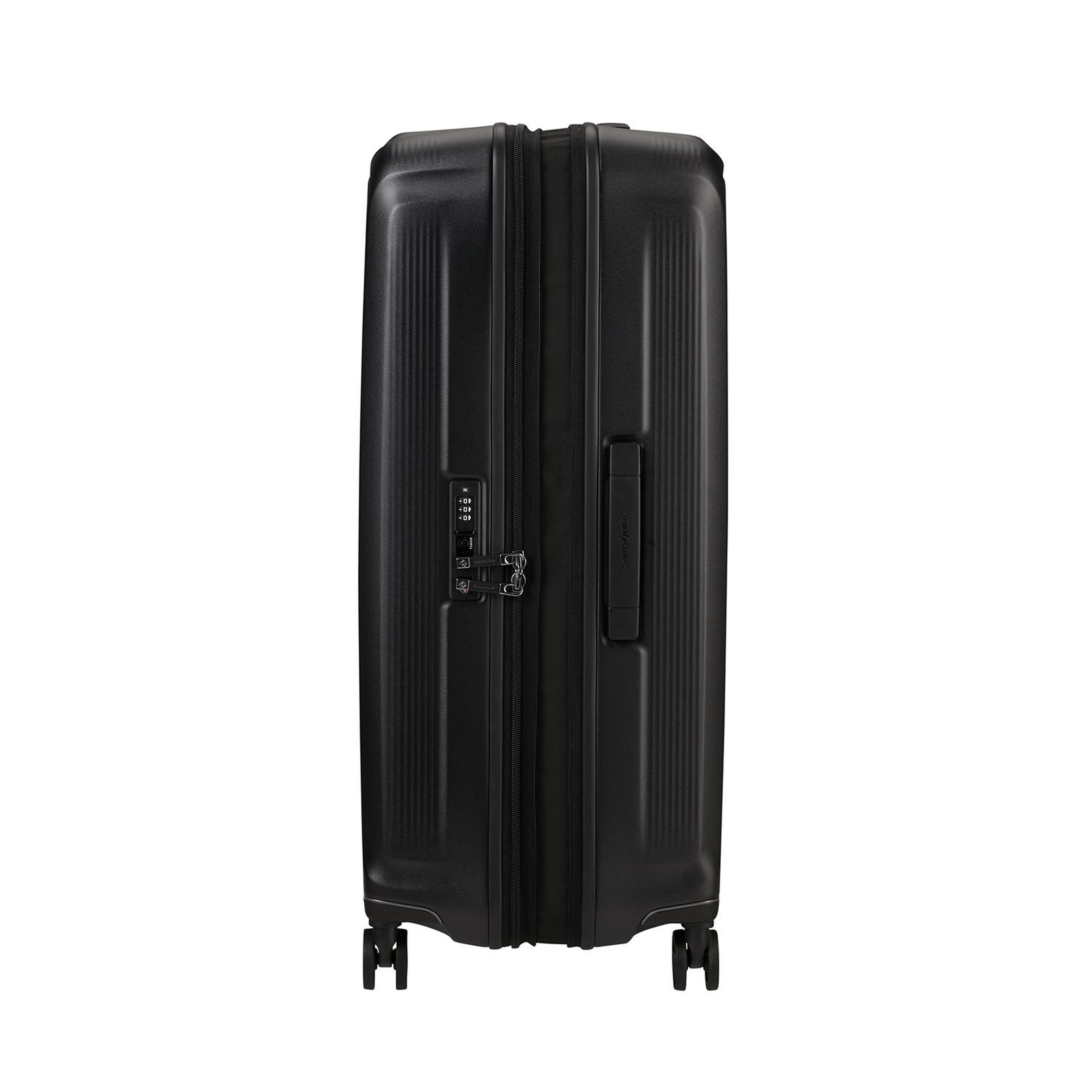 Samsonite Siyah Spinner Nuon Körüklü 4 Tekerlekli 75 cm Büyük Boy Valiz
