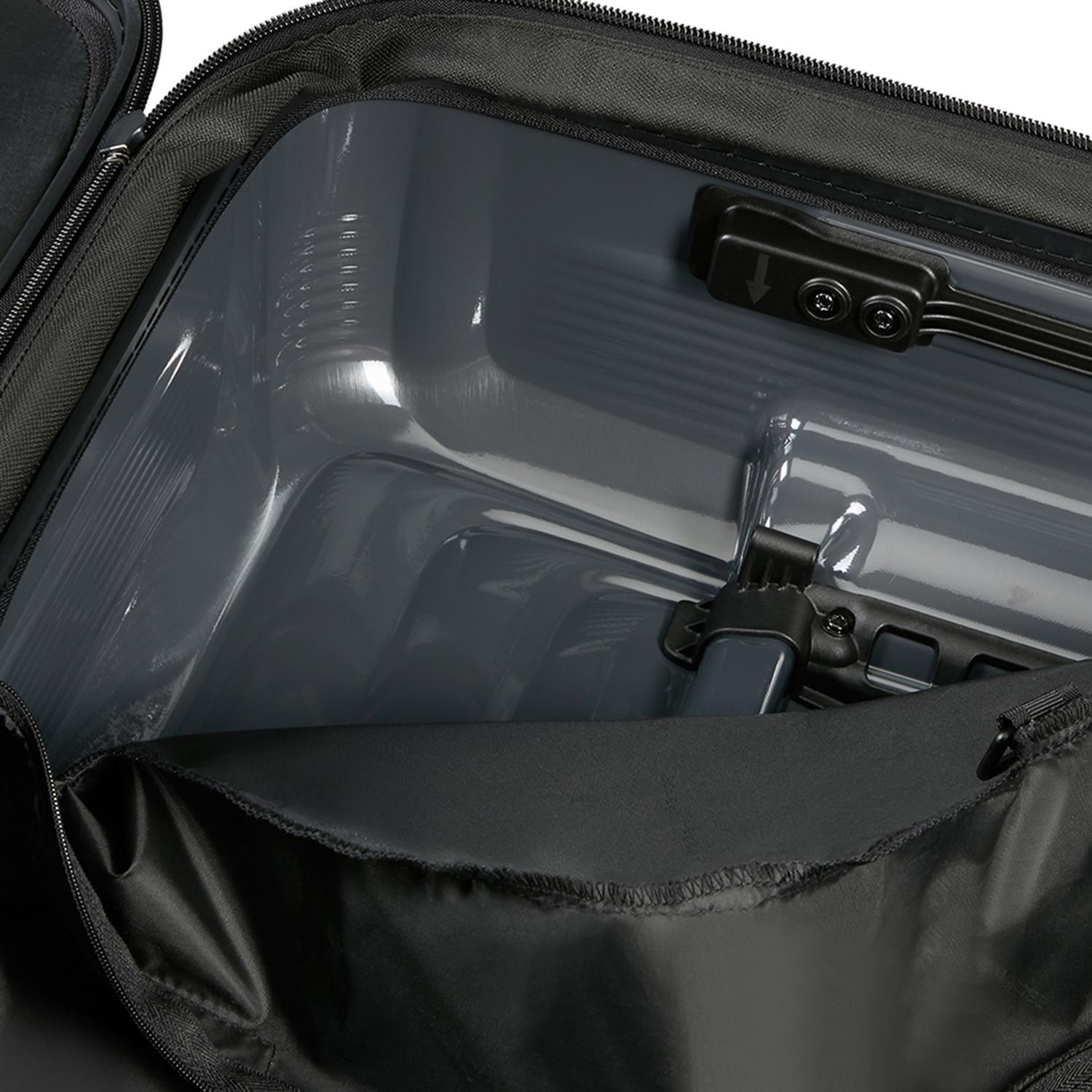 Samsonite Siyah Spinner Nuon Körüklü 4 Tekerlekli 75 cm Büyük Boy Valiz