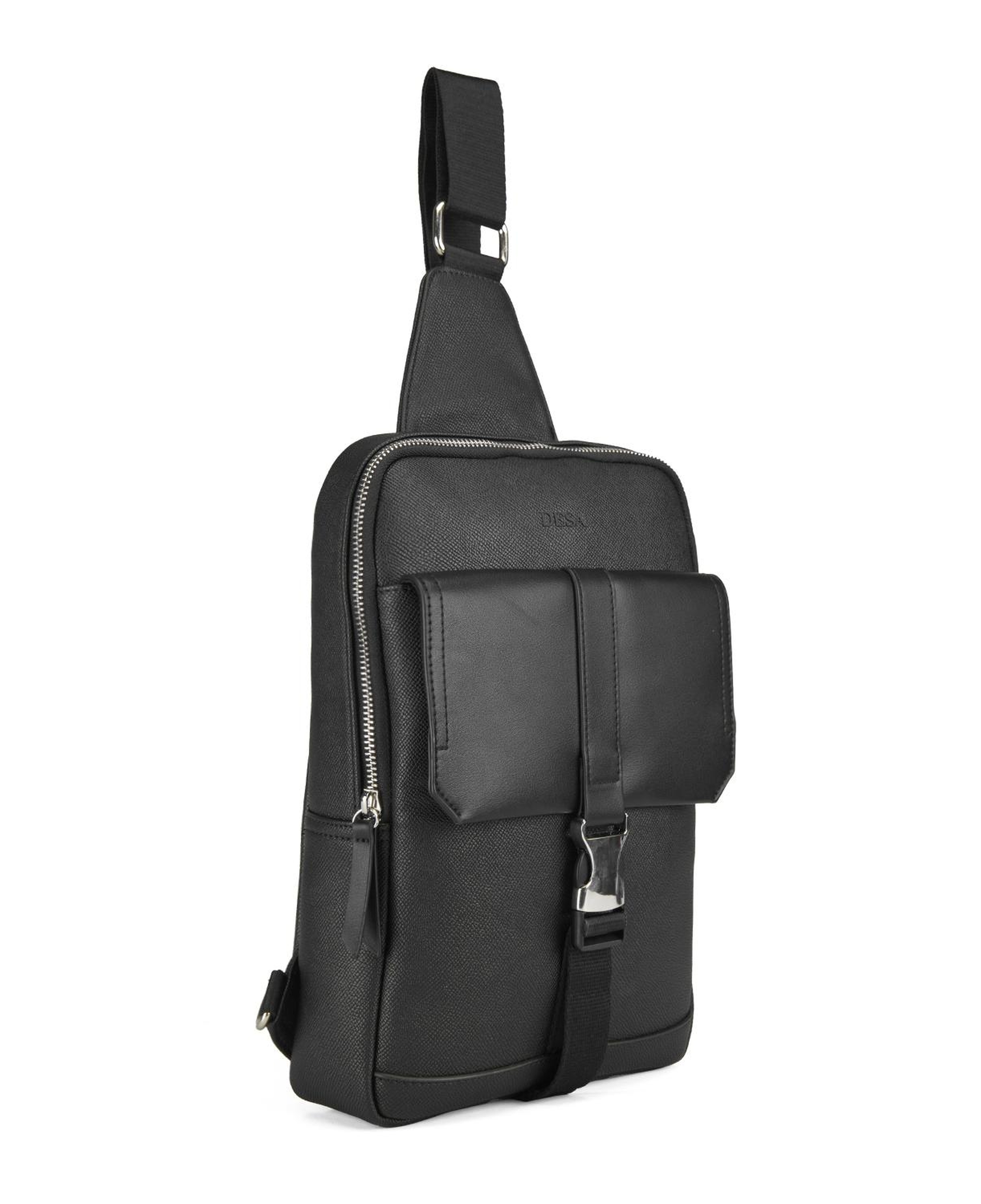 Catina Siyah Erkek Postacı Çantası