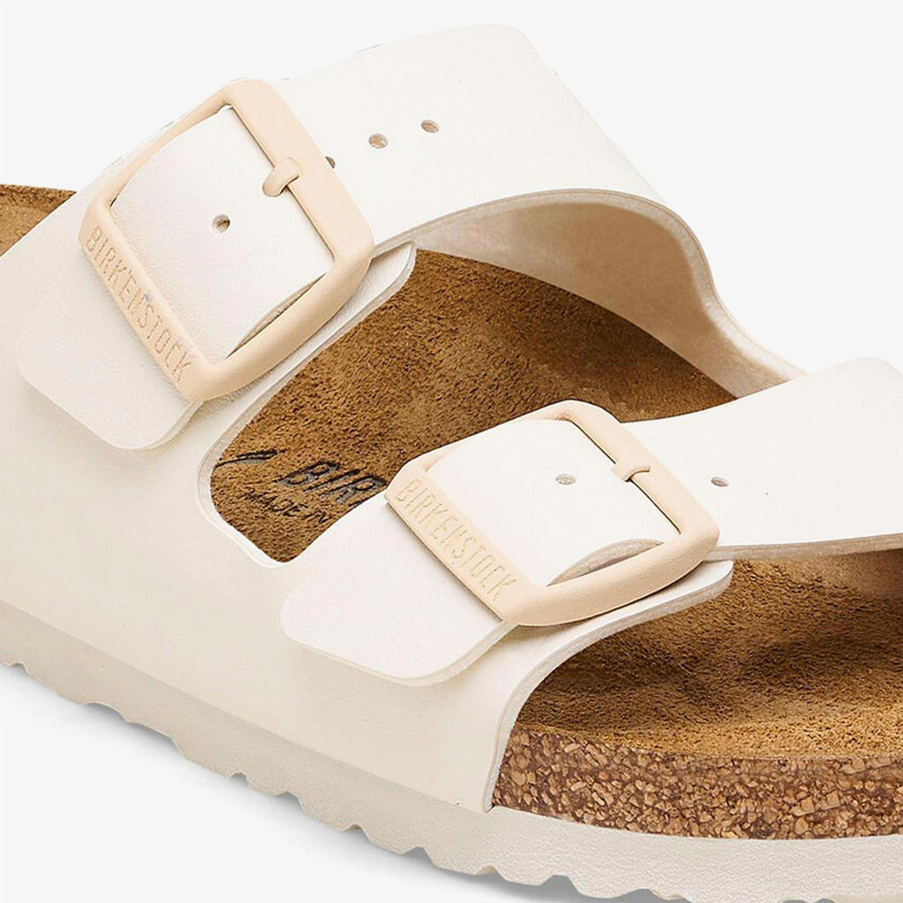 Birkenstock Arizona Bf Saffiano Krem Erkek Terlik