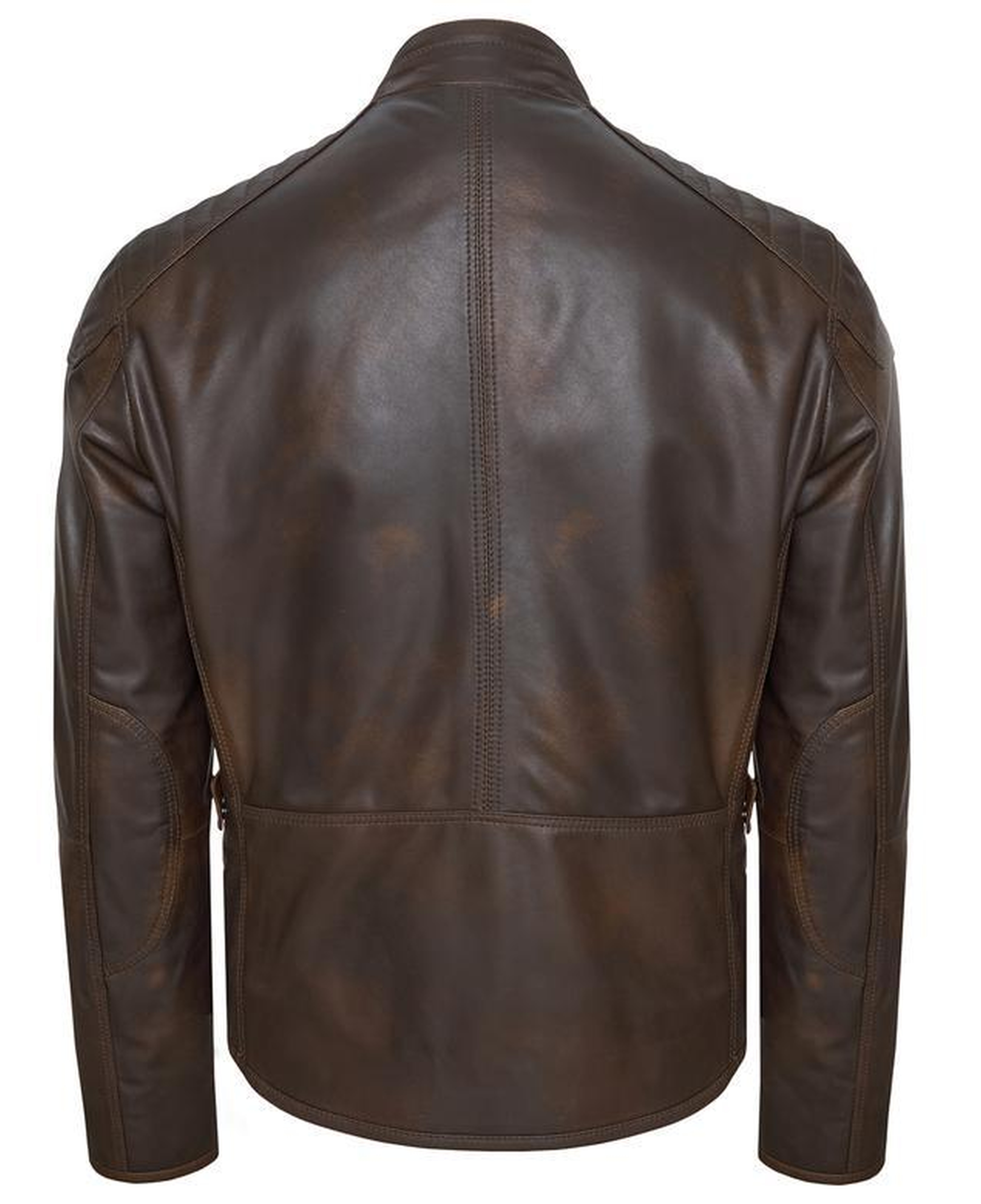 Dugan Kahve Erkek Deri Mont