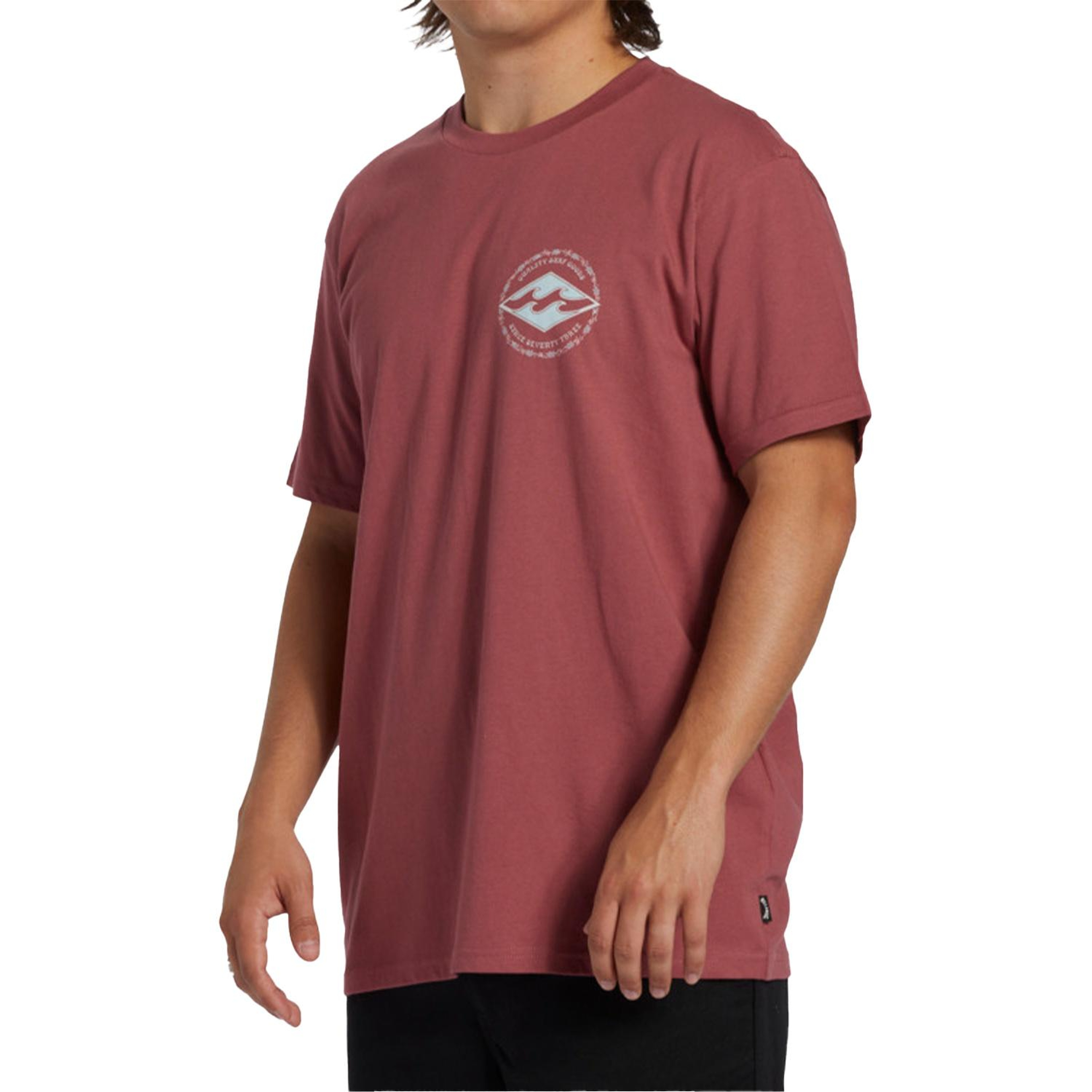 Billabong Rotor Diamond Erkek Pembe Tişört