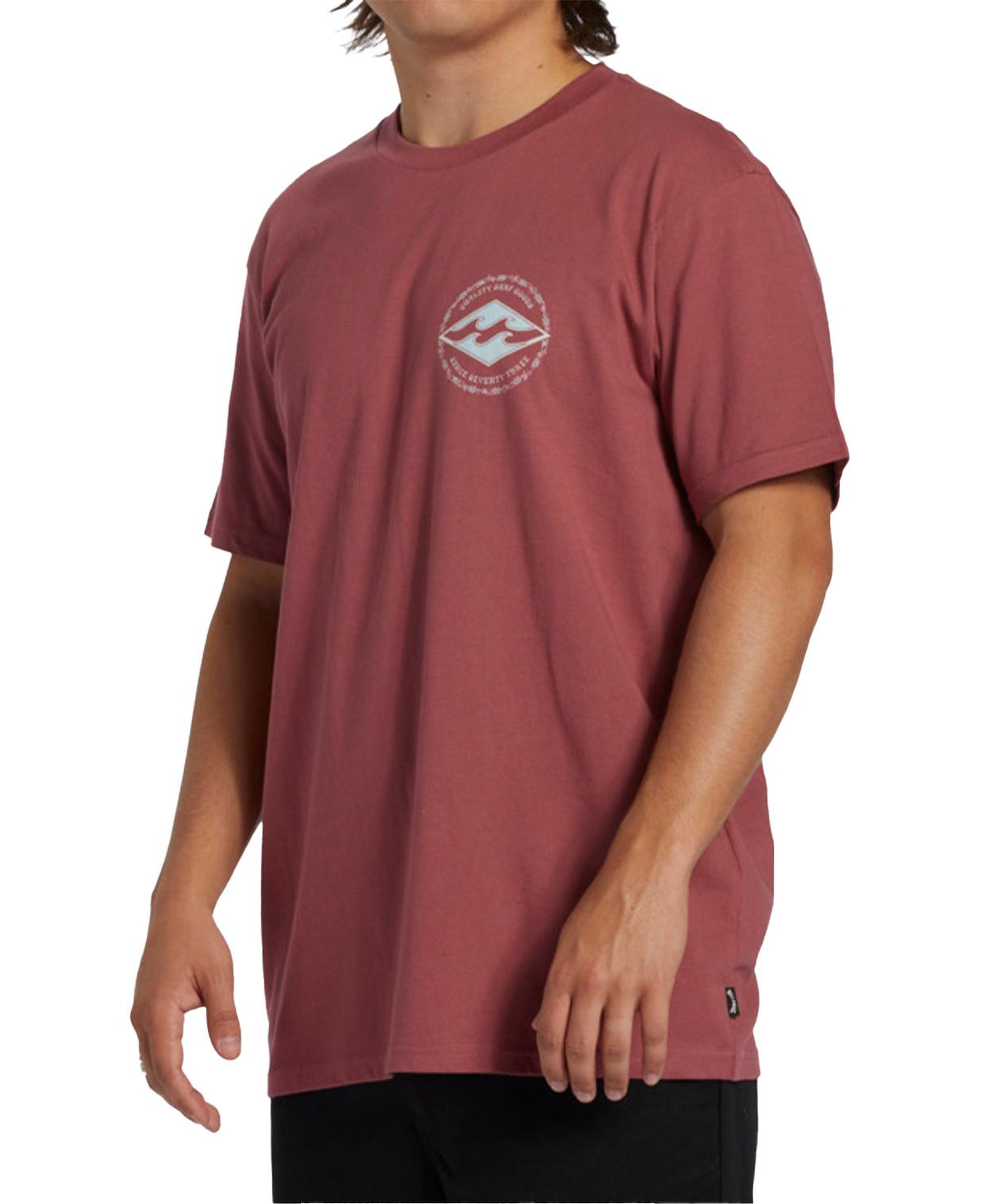 Billabong Rotor Diamond Erkek Pembe Tişört