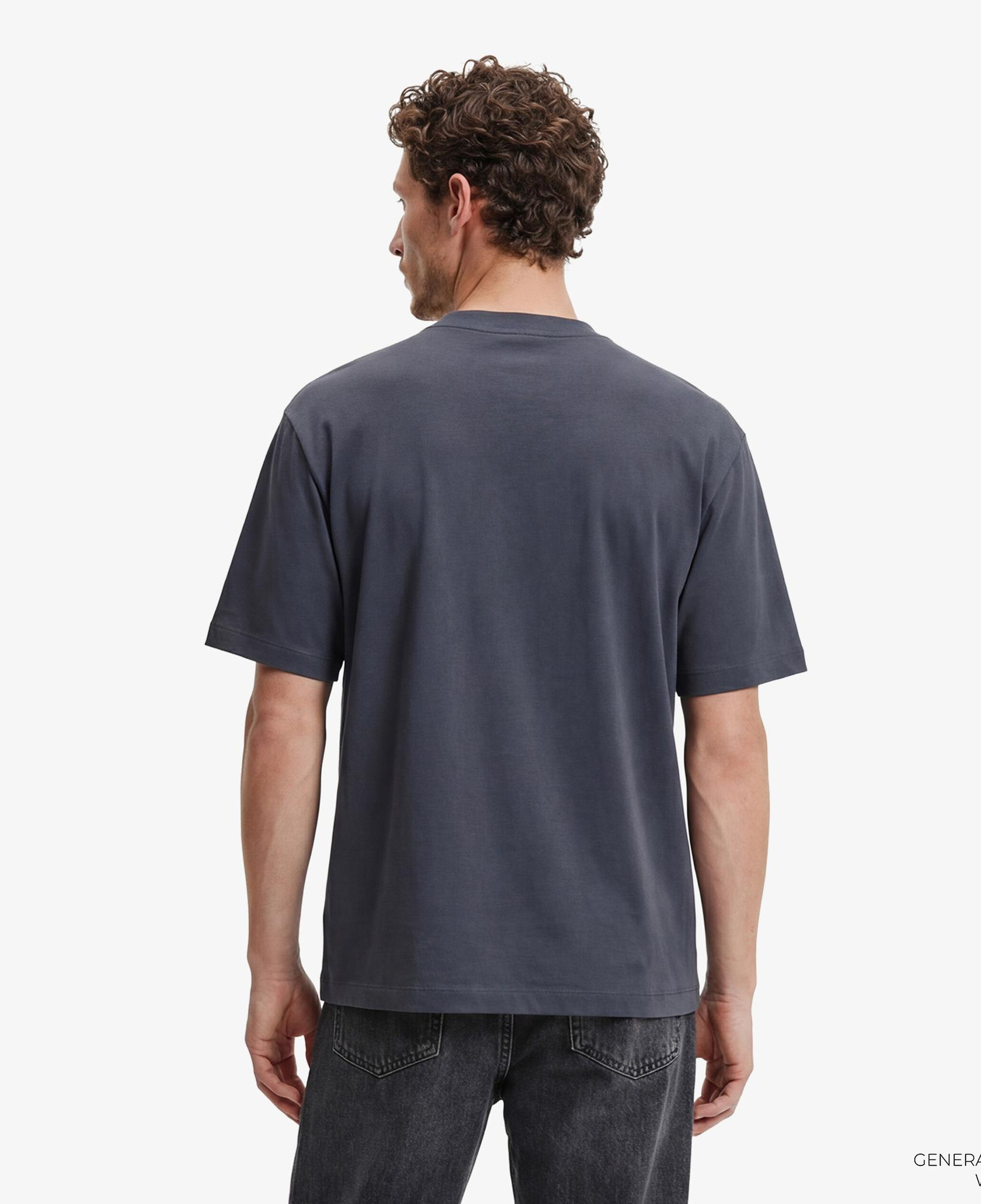 Calvin Klein Releaxed Standard Logo Crewnk Erkek Lacivert T-Shirt