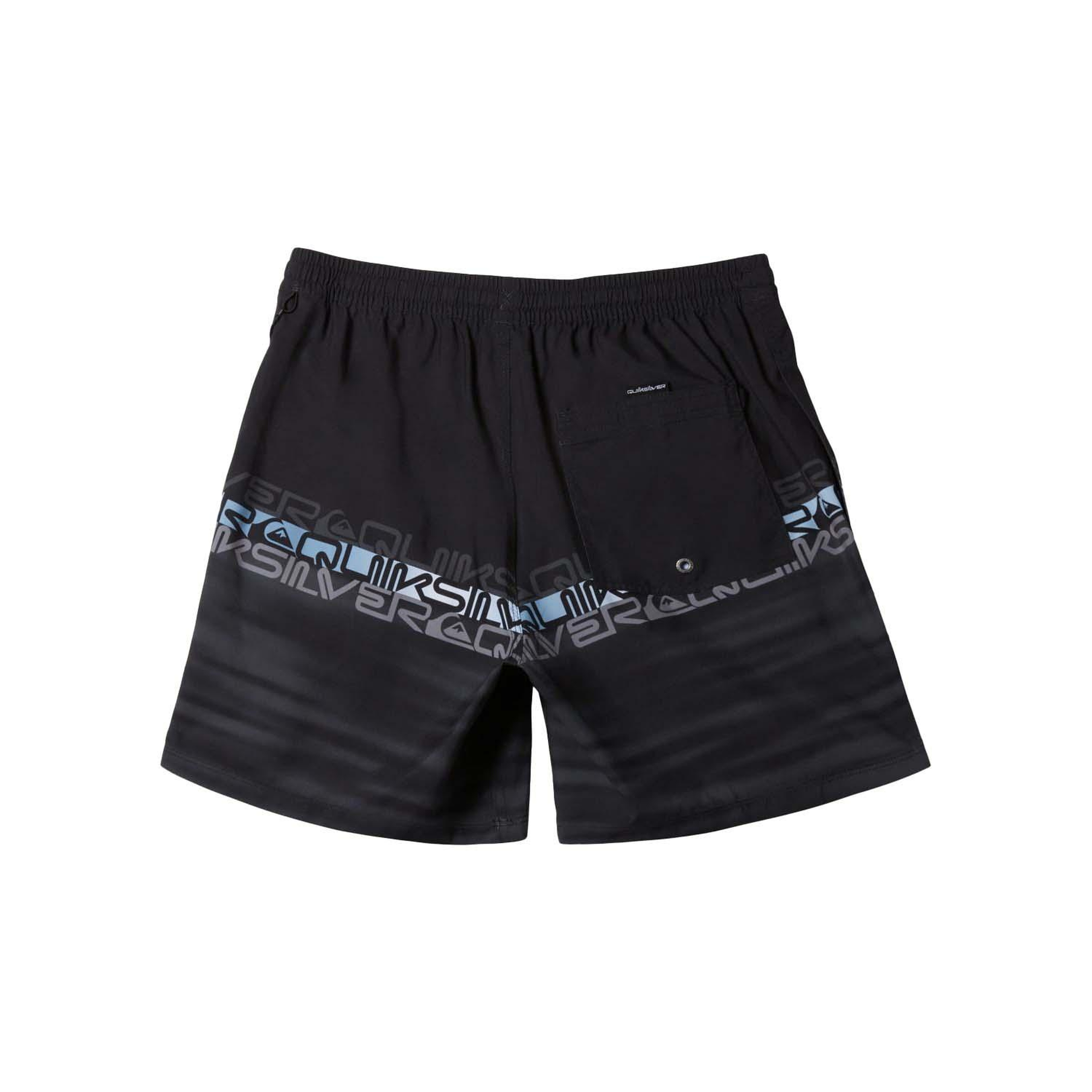Quiksilver Everyday Wordblock 17 Erkek Siyah Volley Short