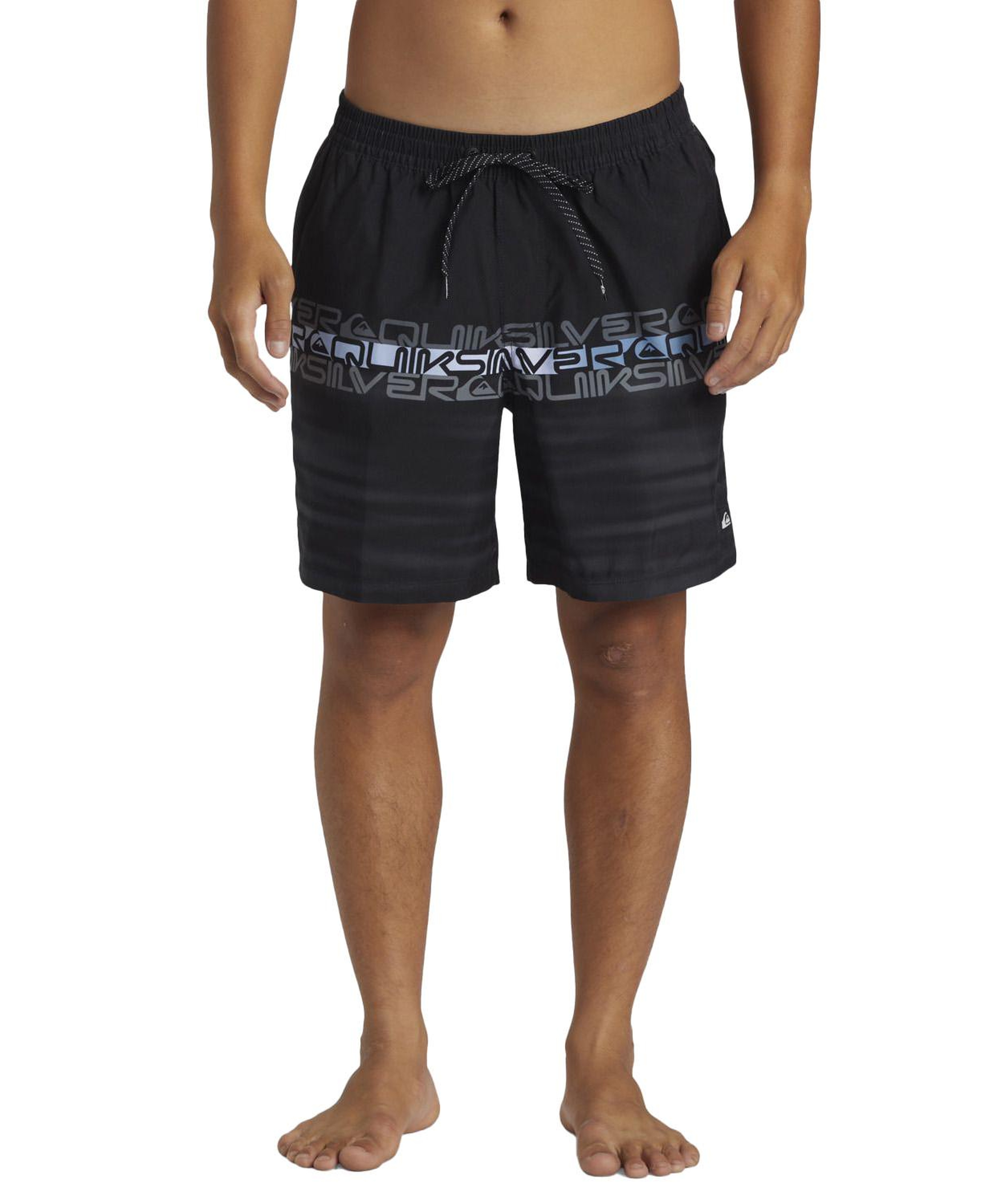 Quiksilver Everyday Wordblock 17 Erkek Siyah Volley Short
