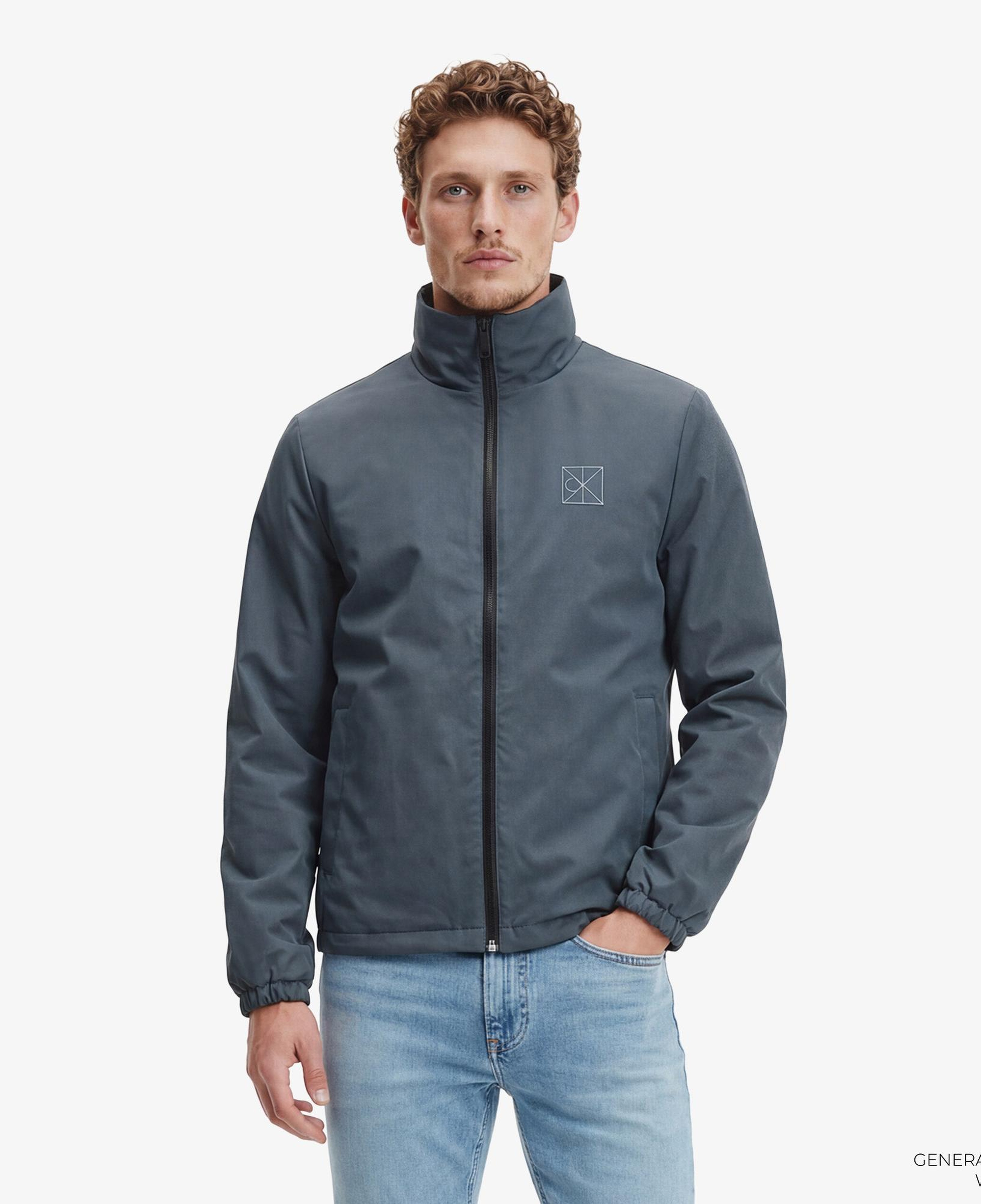 Calvin Klein Nylon Unfilled Reversible Erkek Siyah Ceket