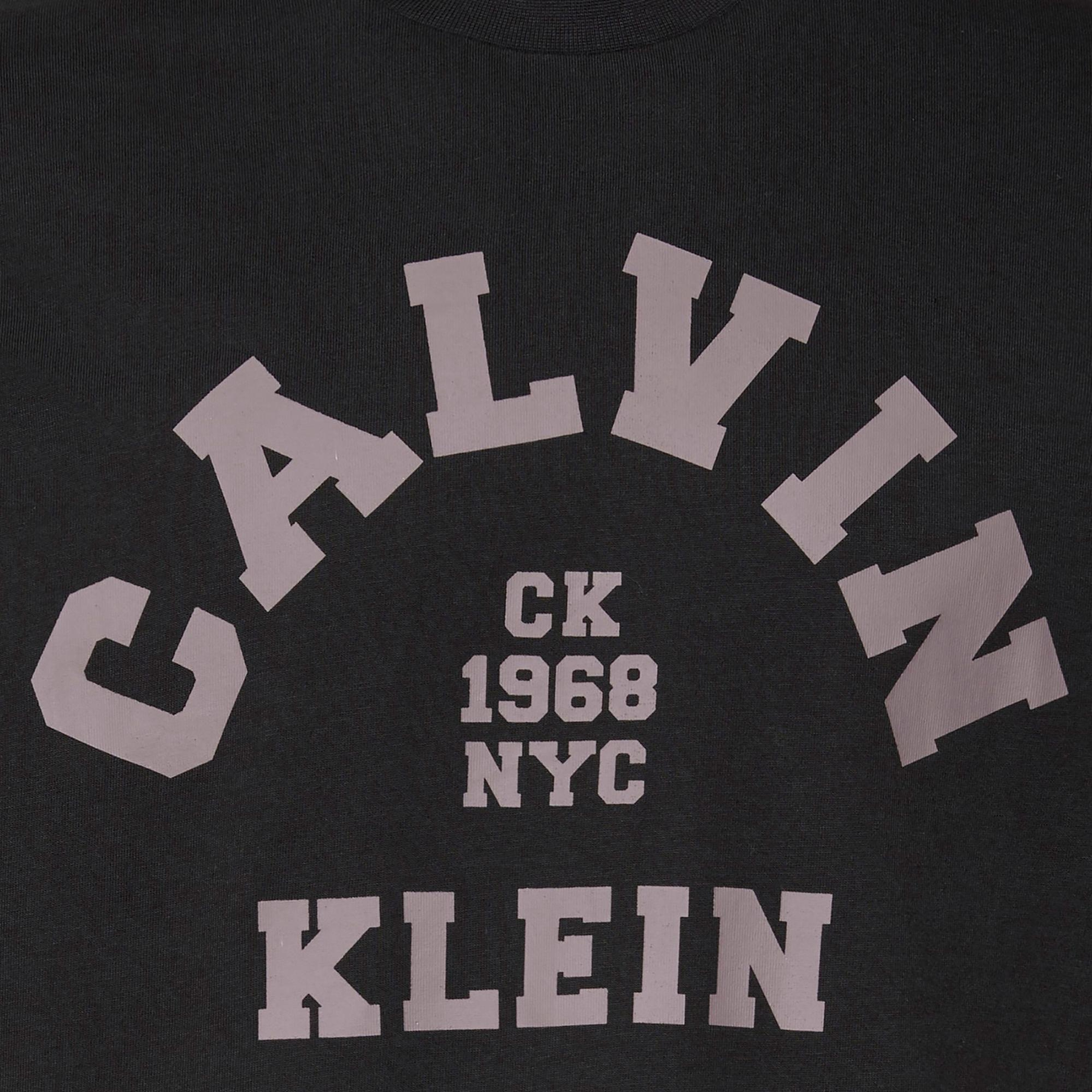 Calvin Klein 20S College Graphic Erkek Siyah T-Shirt