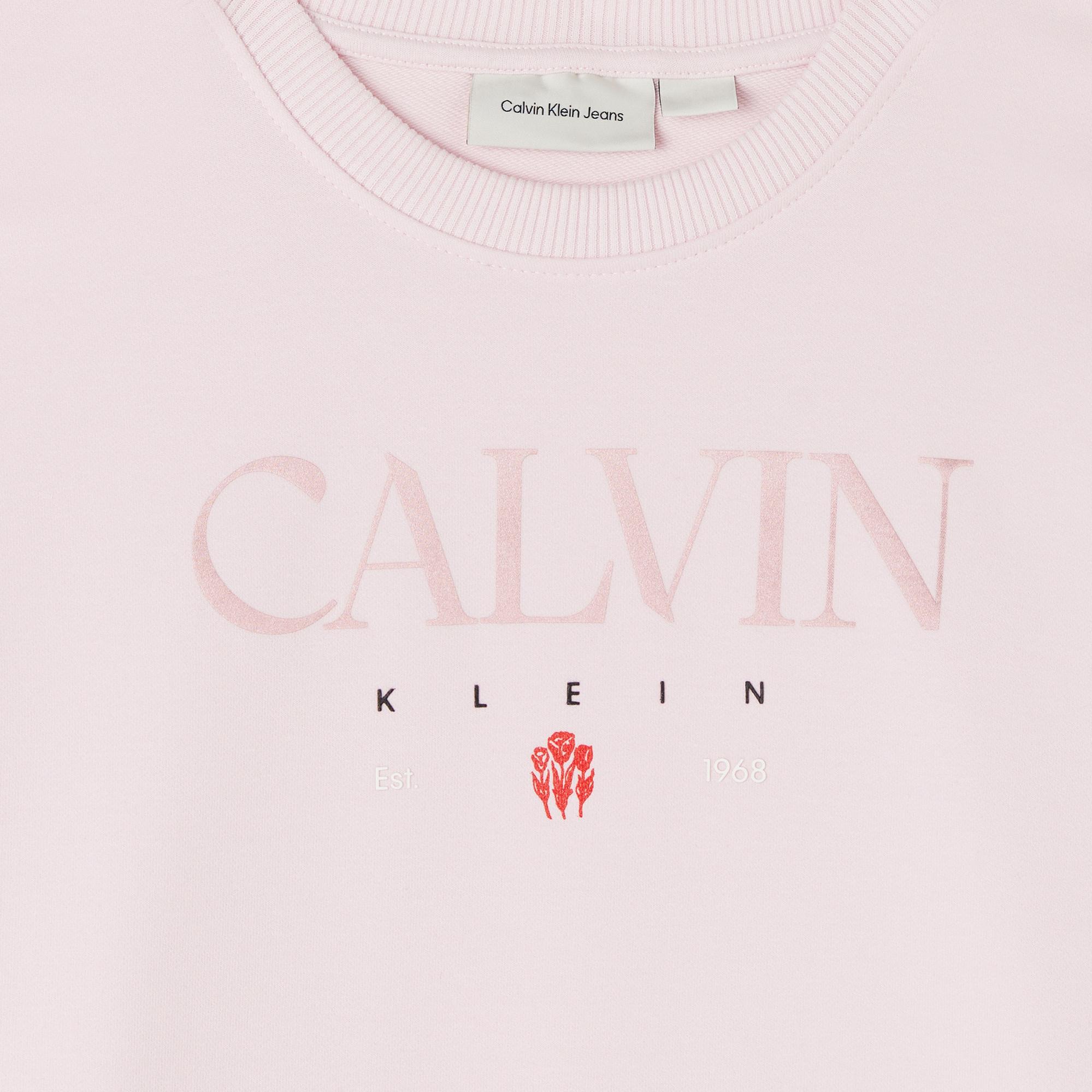 Calvin Klein Multi Color Çocuk Pembe Sweatshirt