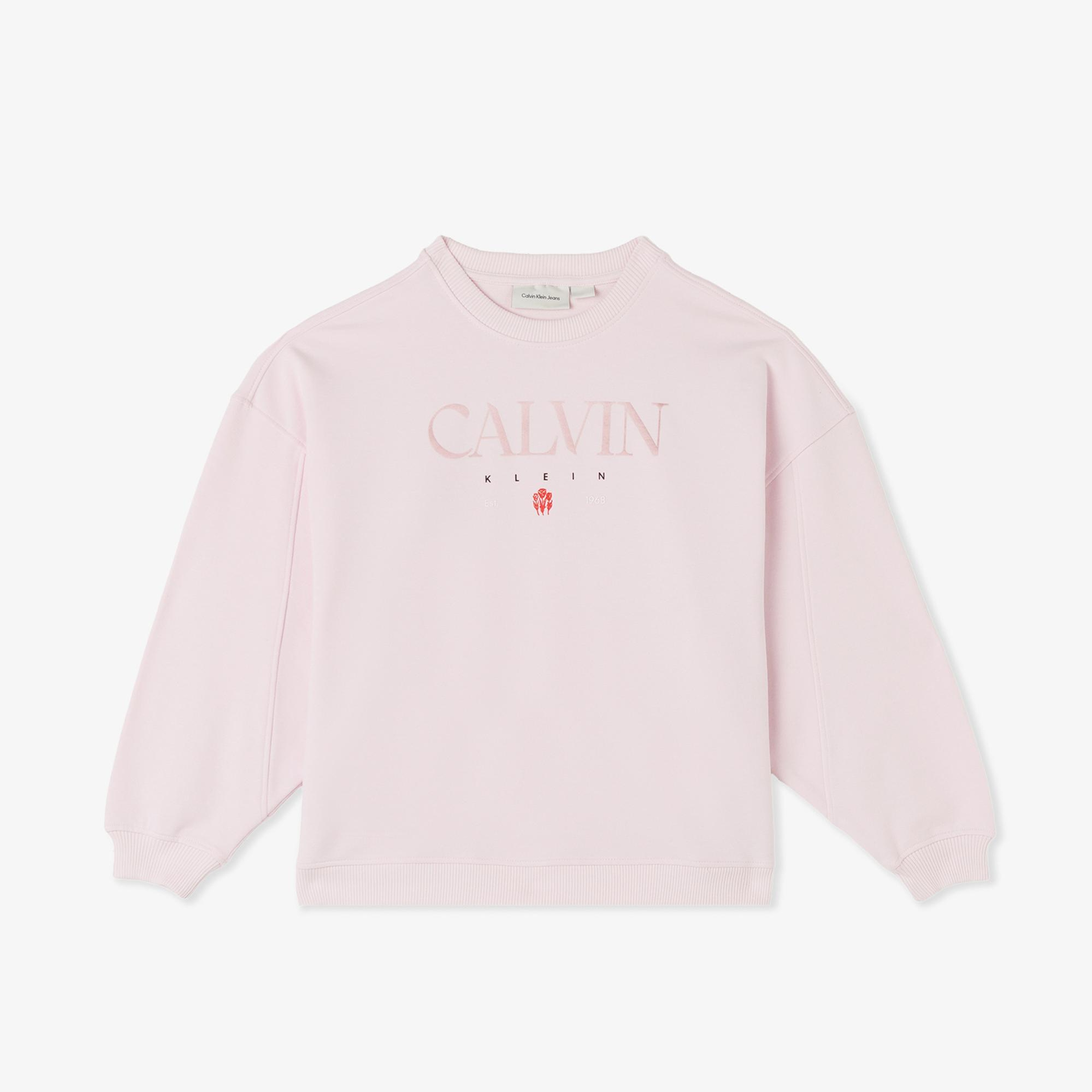 Calvin Klein Multi Color Çocuk Pembe Sweatshirt