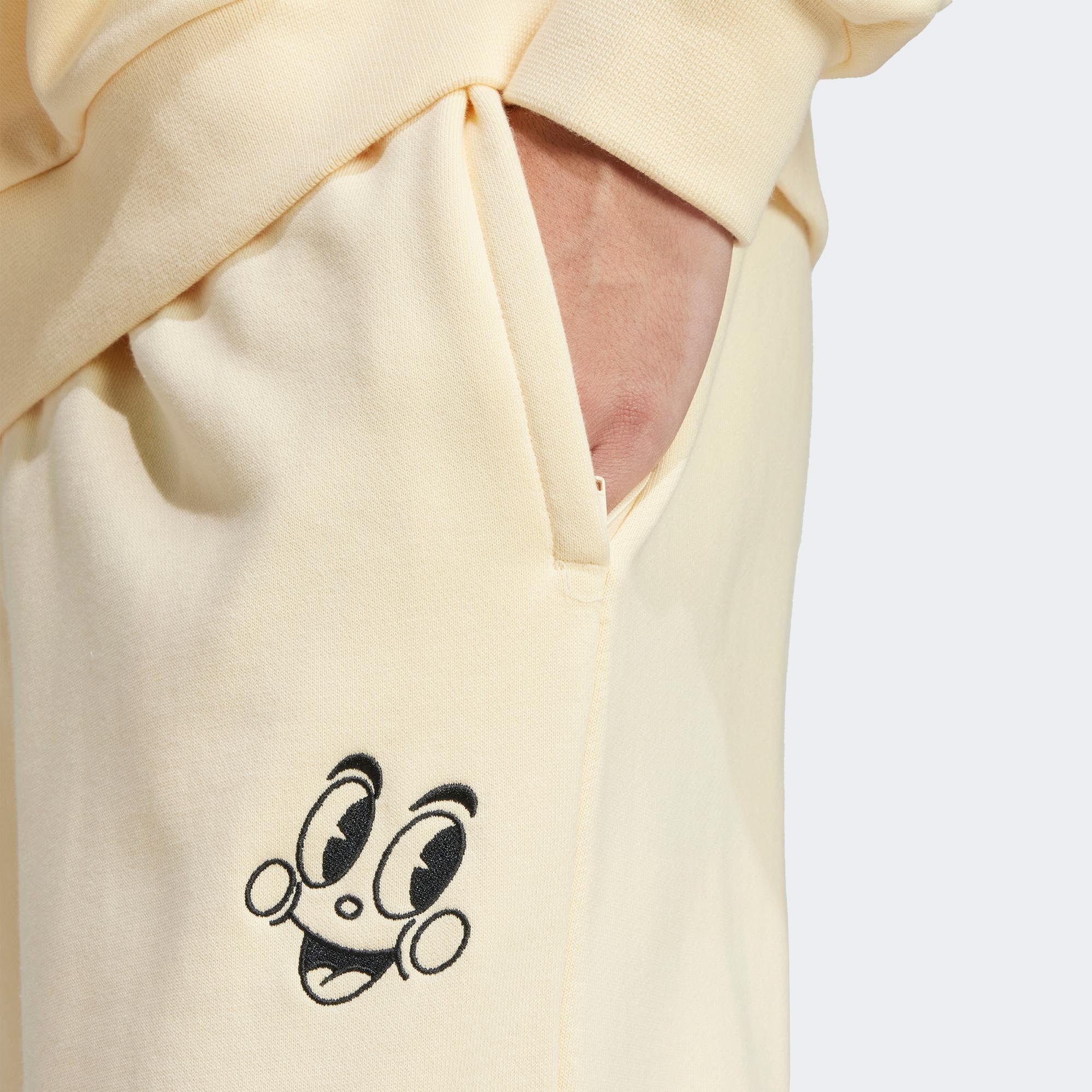 adidas Originals 70s Fleece Nelson Erkek Krem Eşofman Altı