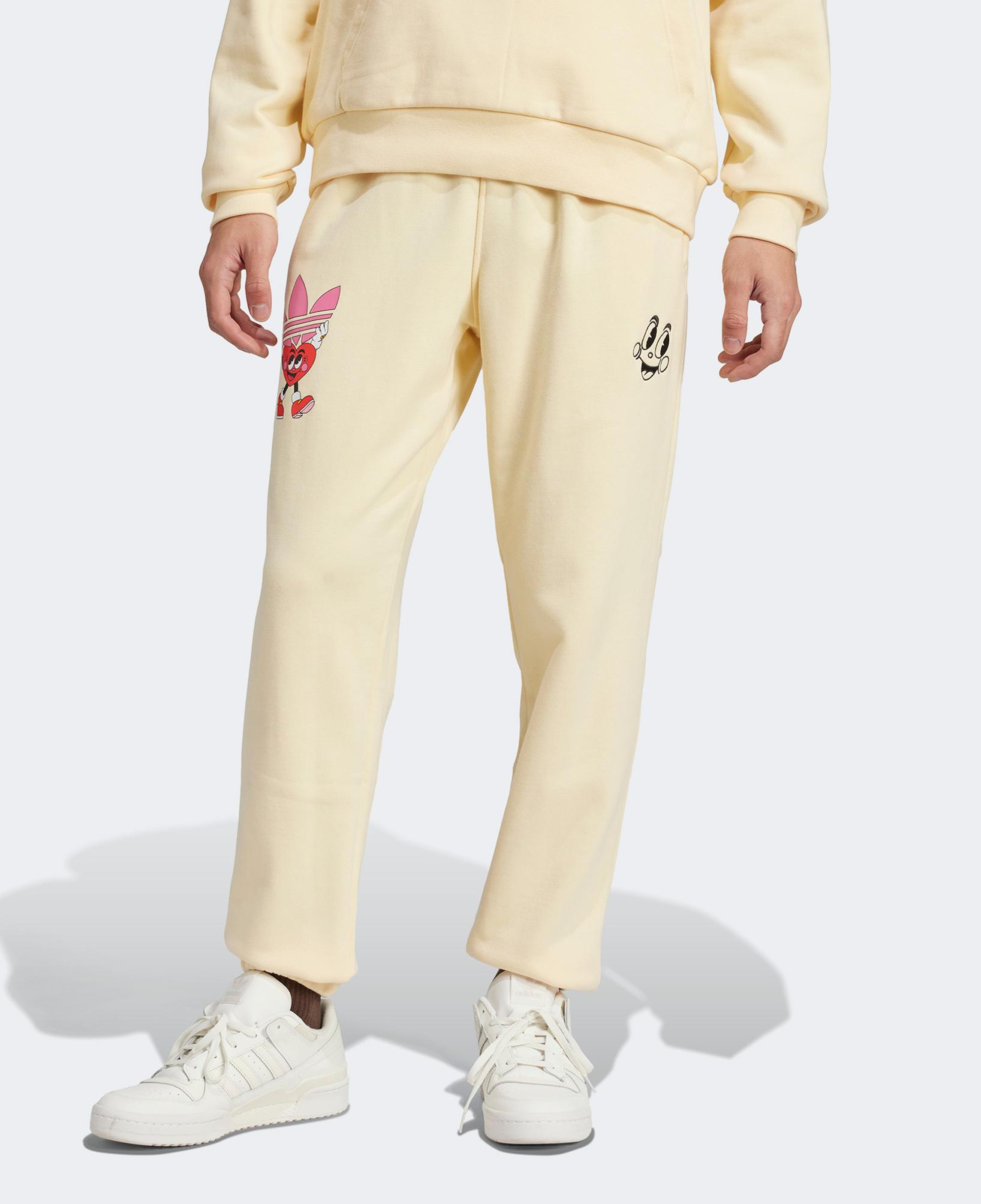 adidas Originals 70s Fleece Nelson Erkek Krem Eşofman Altı