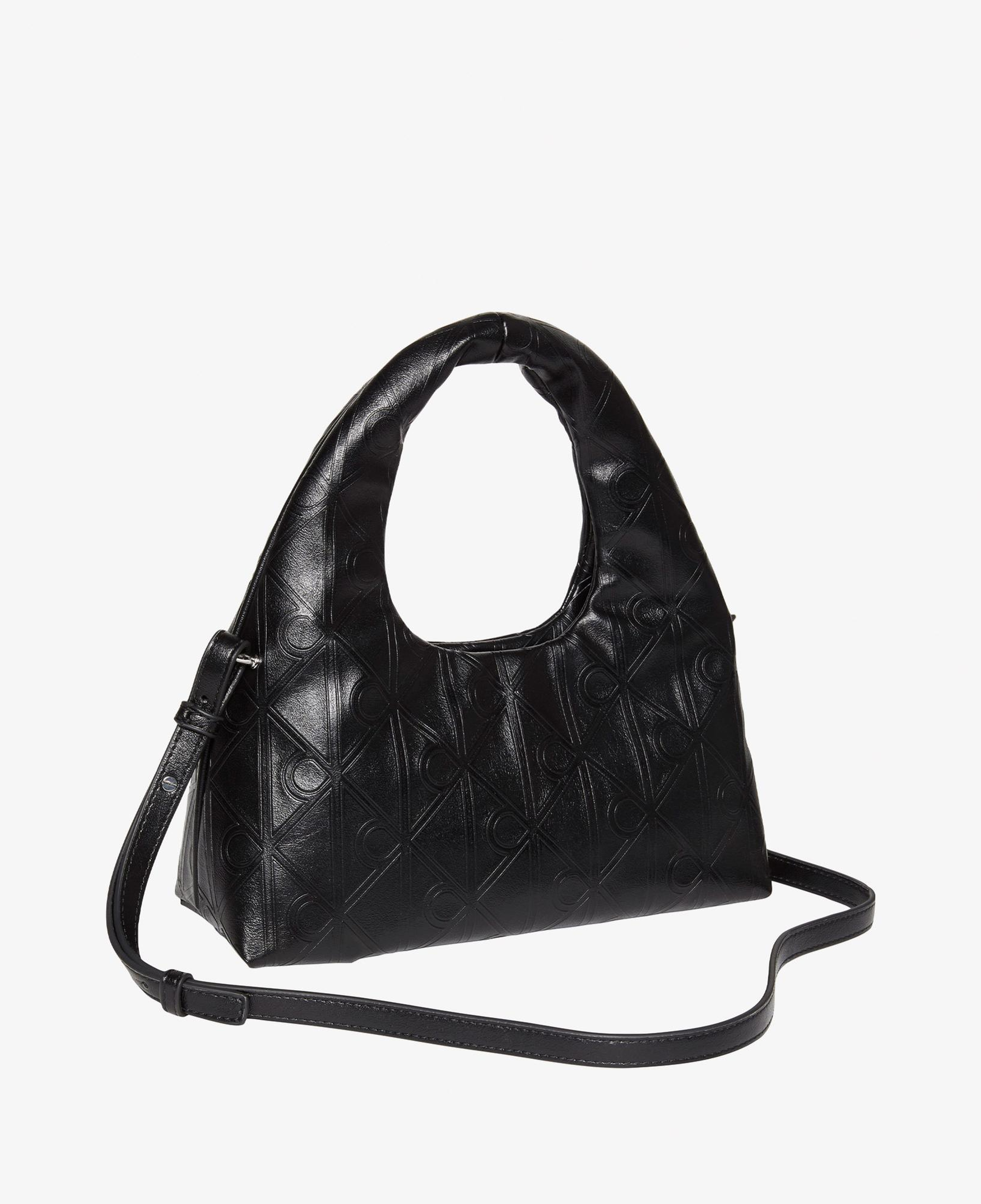 Calvin Klein Emblem Puffer With Strap Kadın Siyah Çapraz Çanta