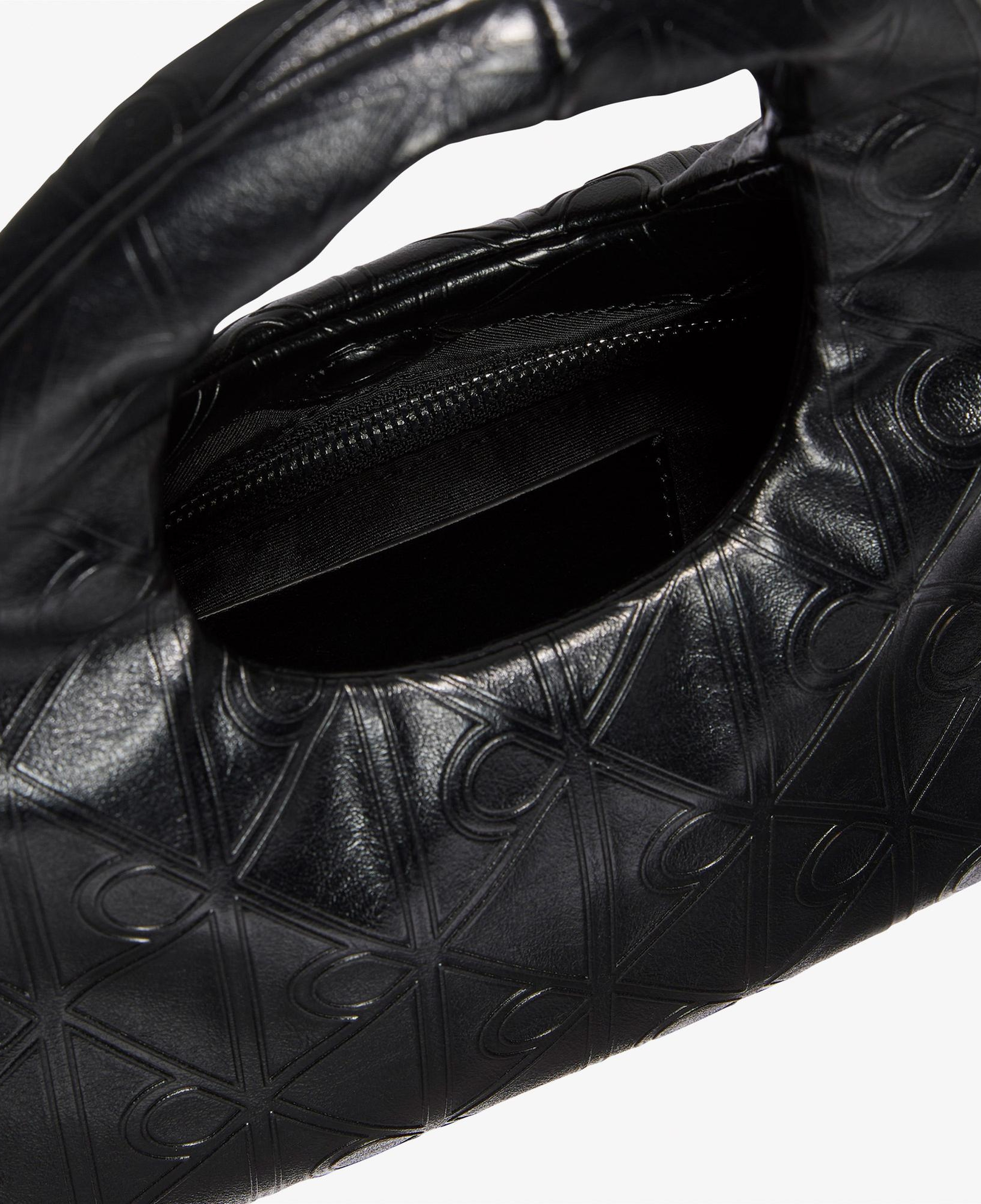 Calvin Klein Emblem Puffer With Strap Kadın Siyah Çapraz Çanta