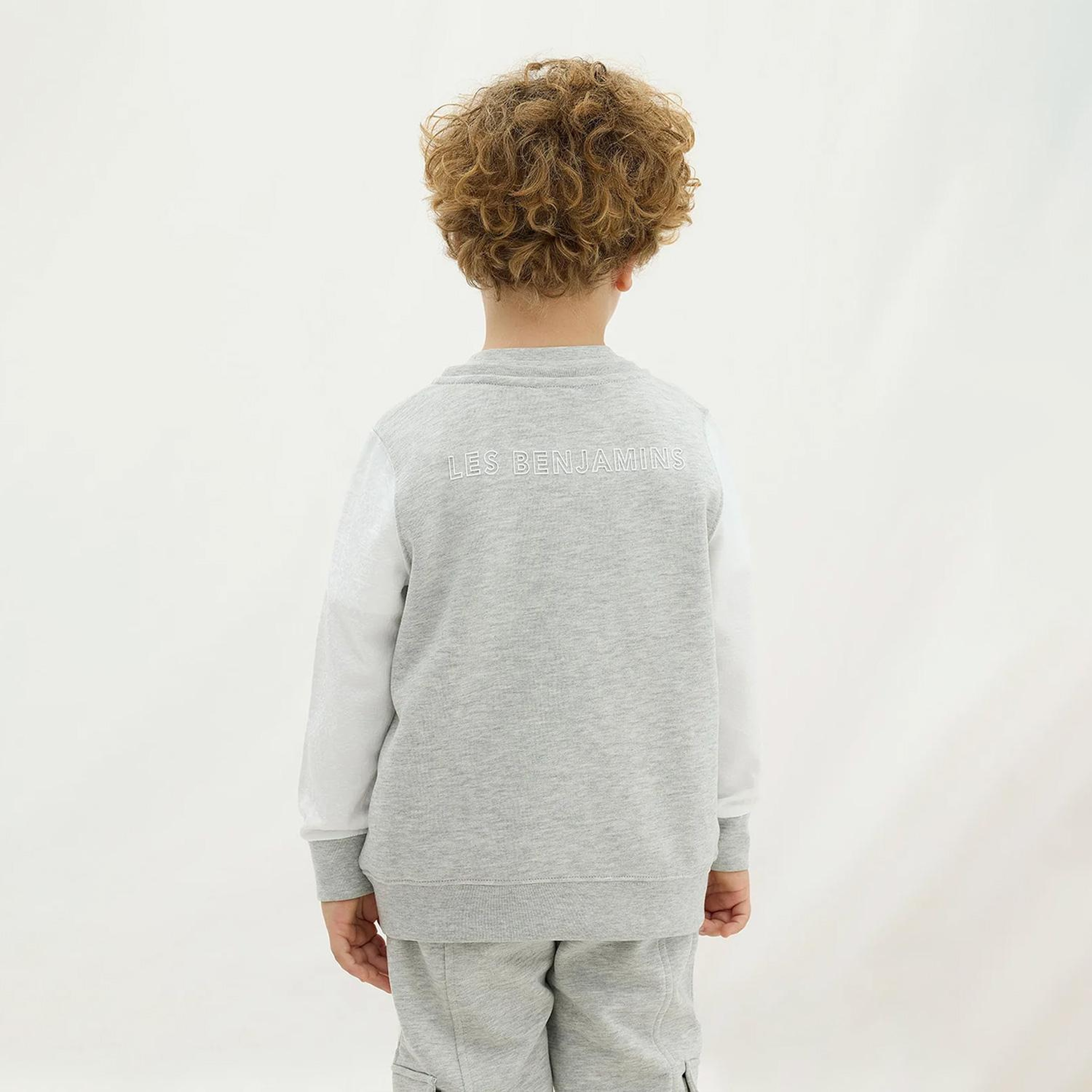 Les Benjamins 403 Çocuk Gri Sweatshirt