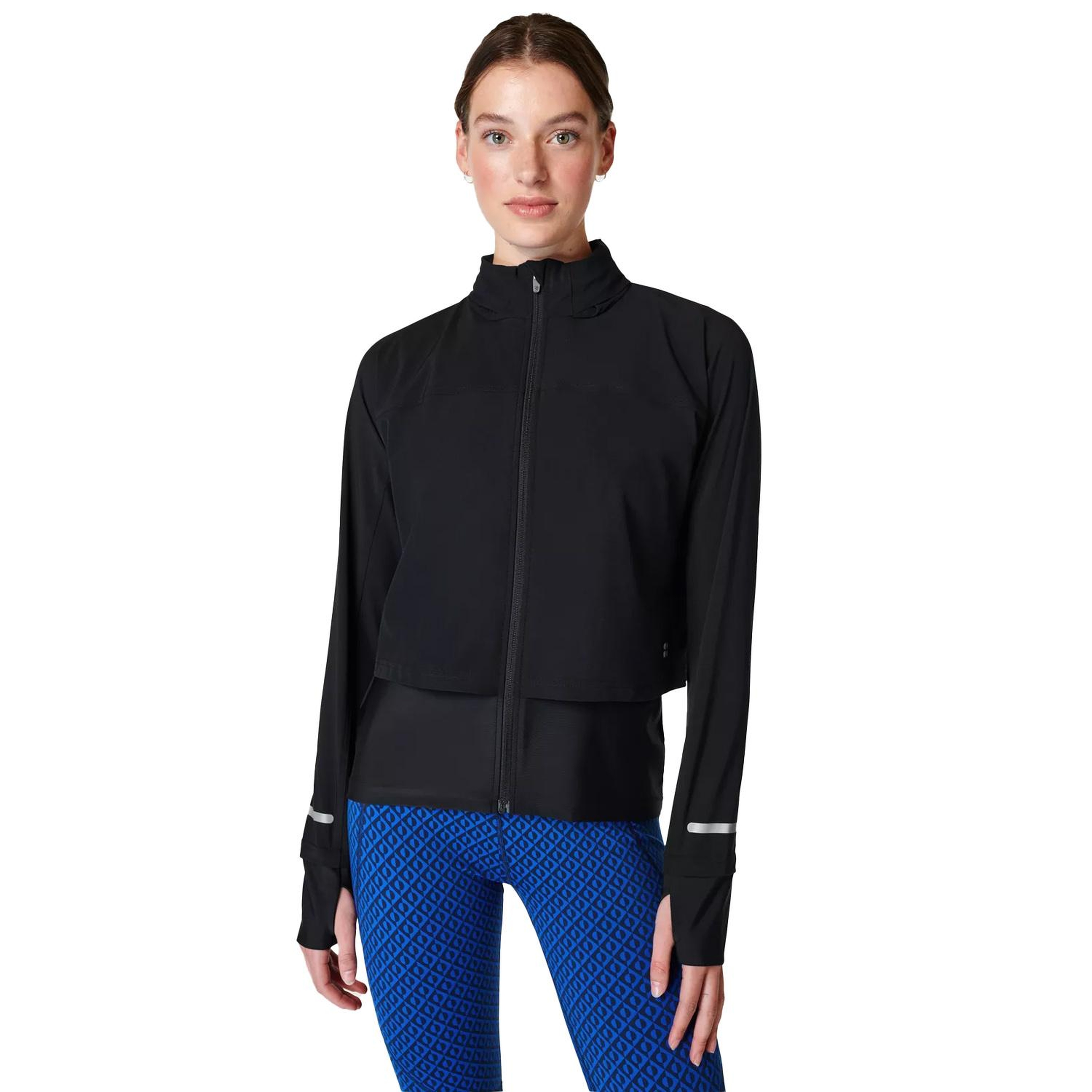 Sweaty Betty Fast Track Running Kadın Siyah Koşu Ceketi