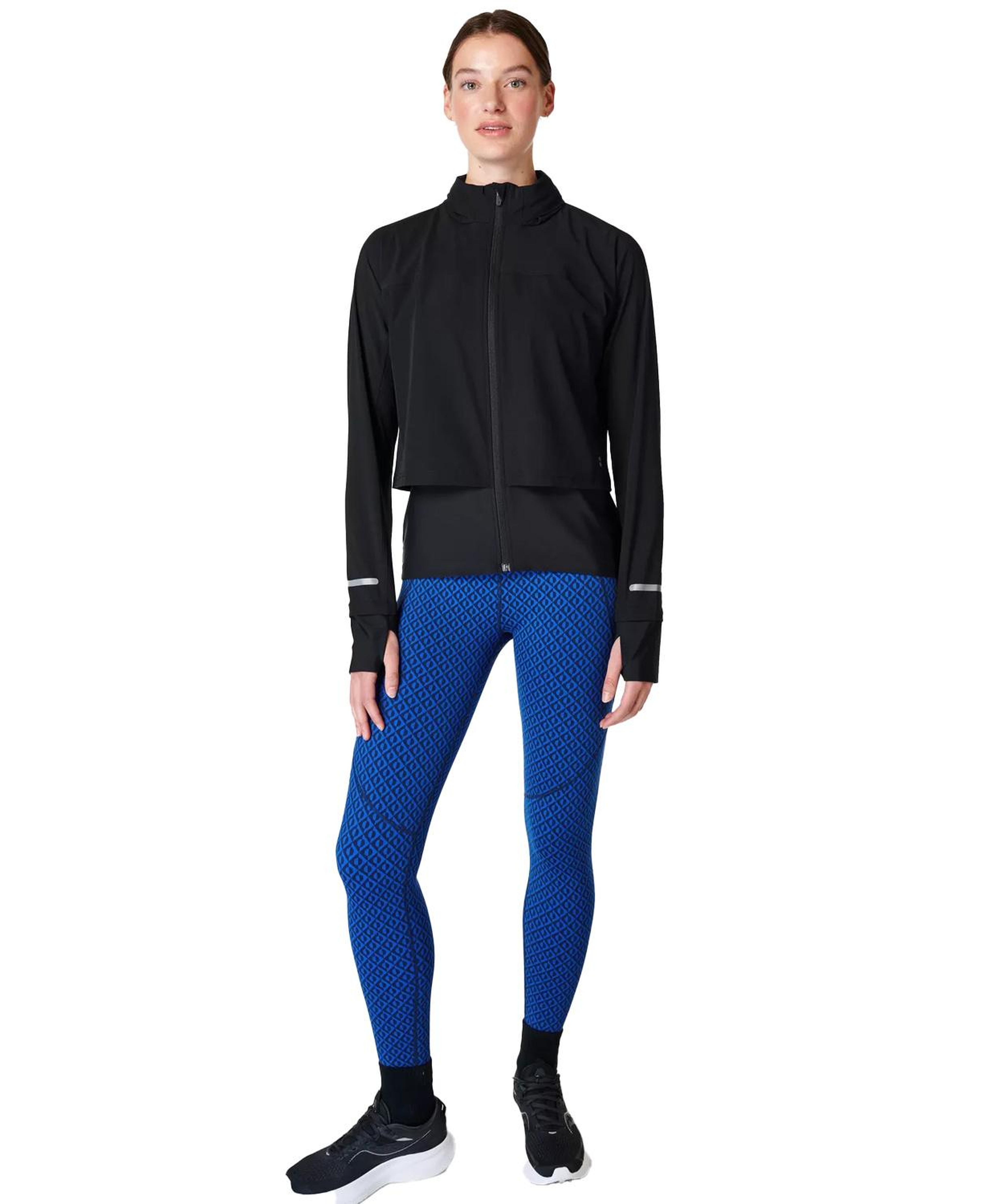 Sweaty Betty Fast Track Running Kadın Siyah Koşu Ceketi