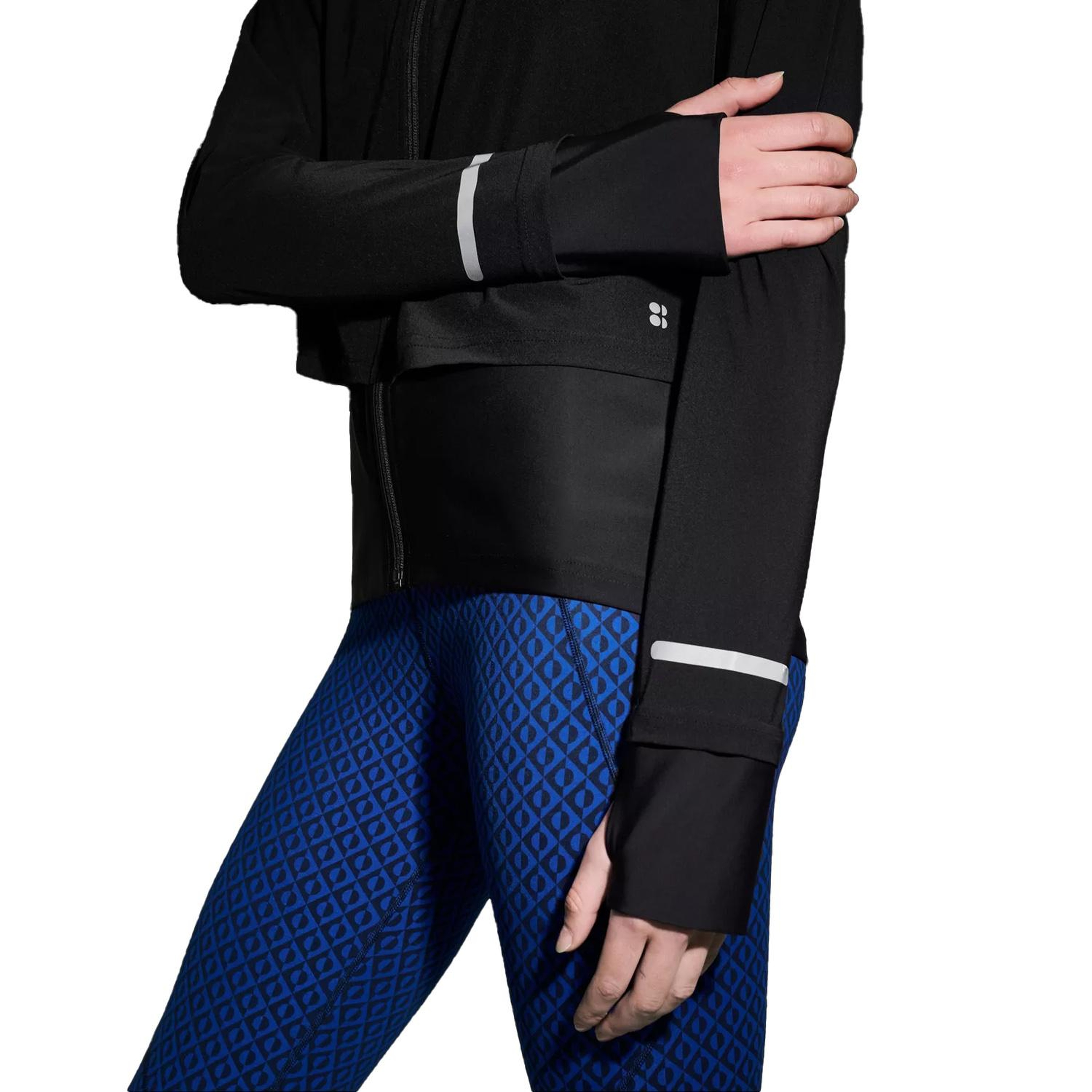 Sweaty Betty Fast Track Running Kadın Siyah Koşu Ceketi