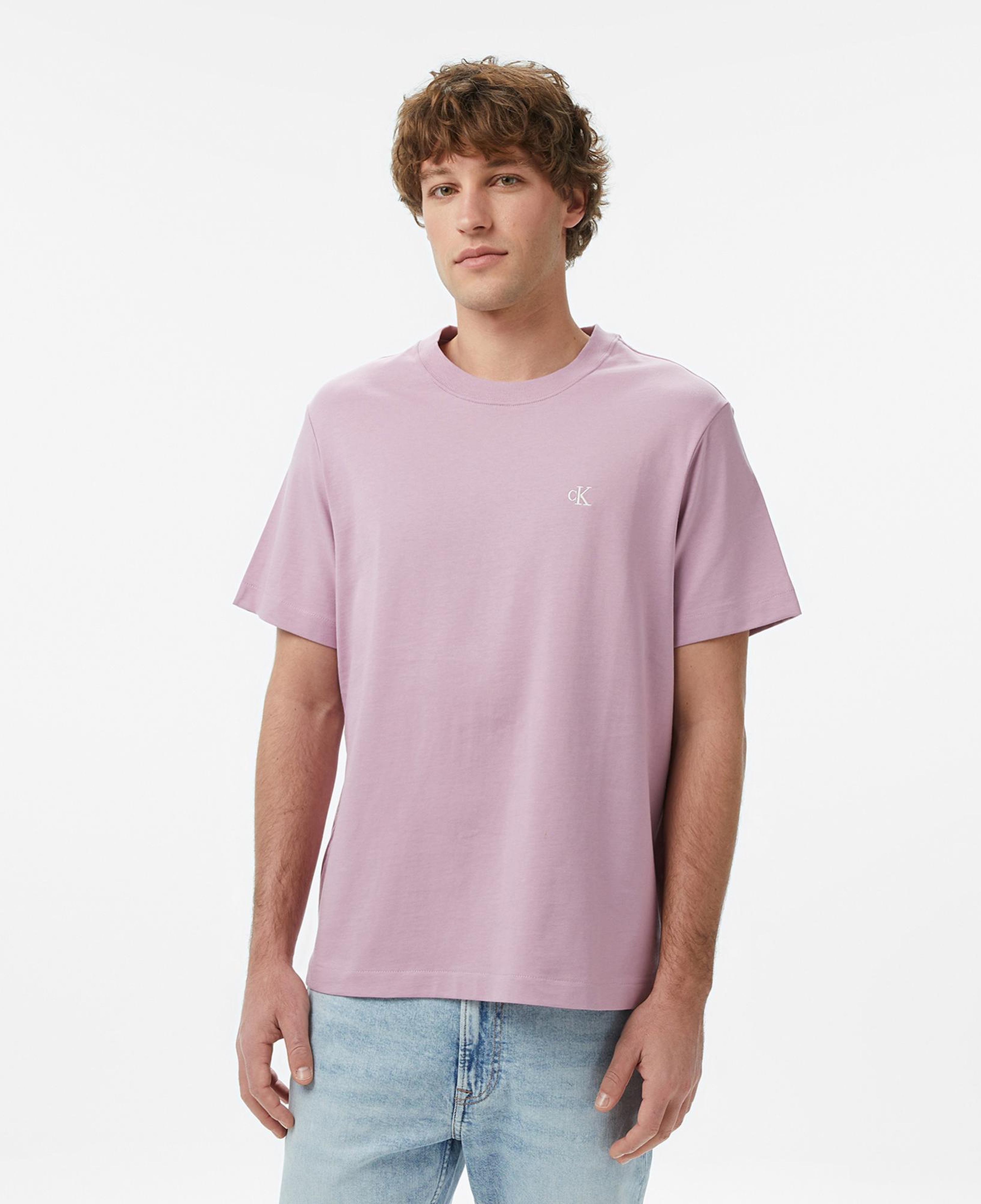 Calvin Klein Easy Monogram Erkek Pembe T-Shirt