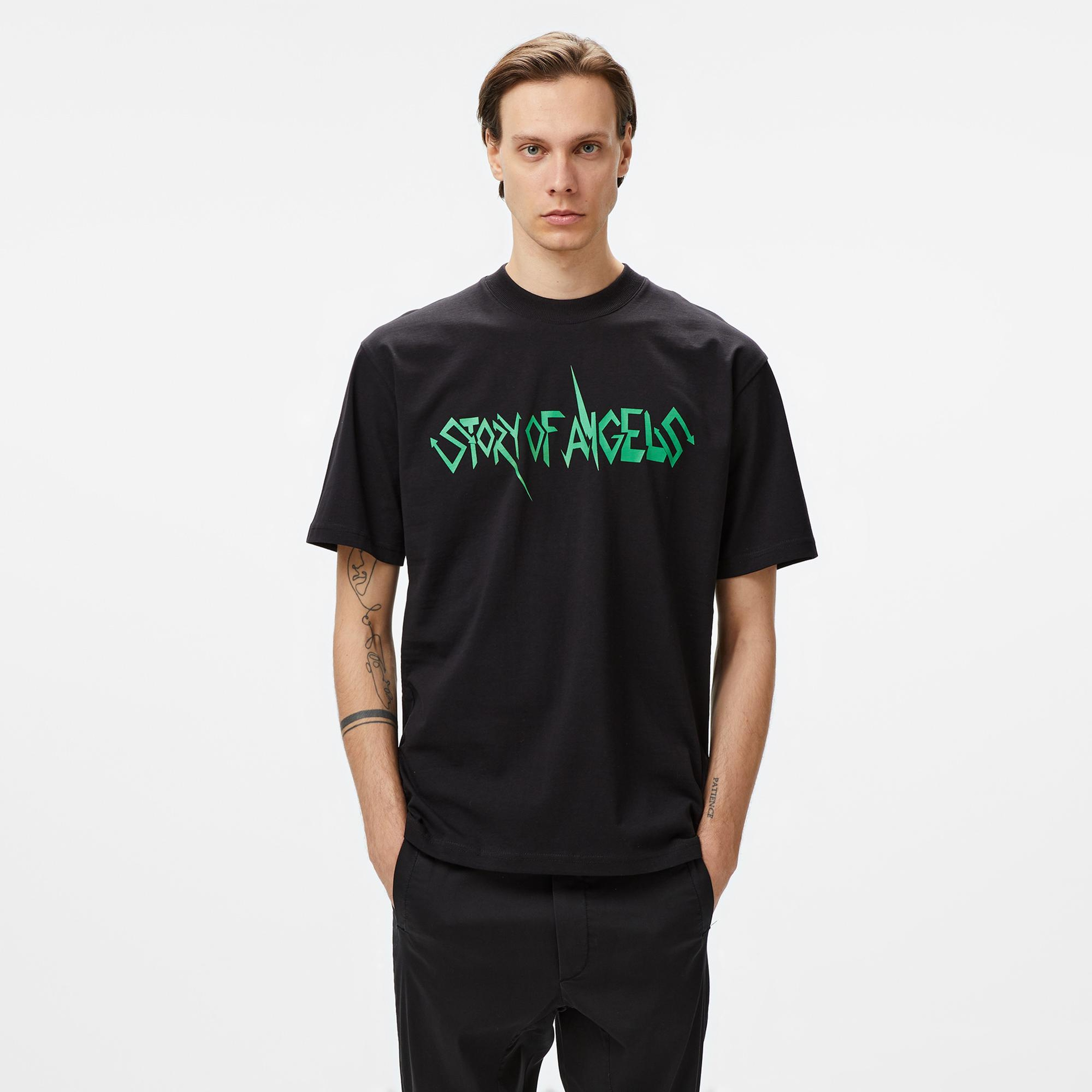 Story Of Angels Soa Budha Dream Erkek Siyah T-Shirt