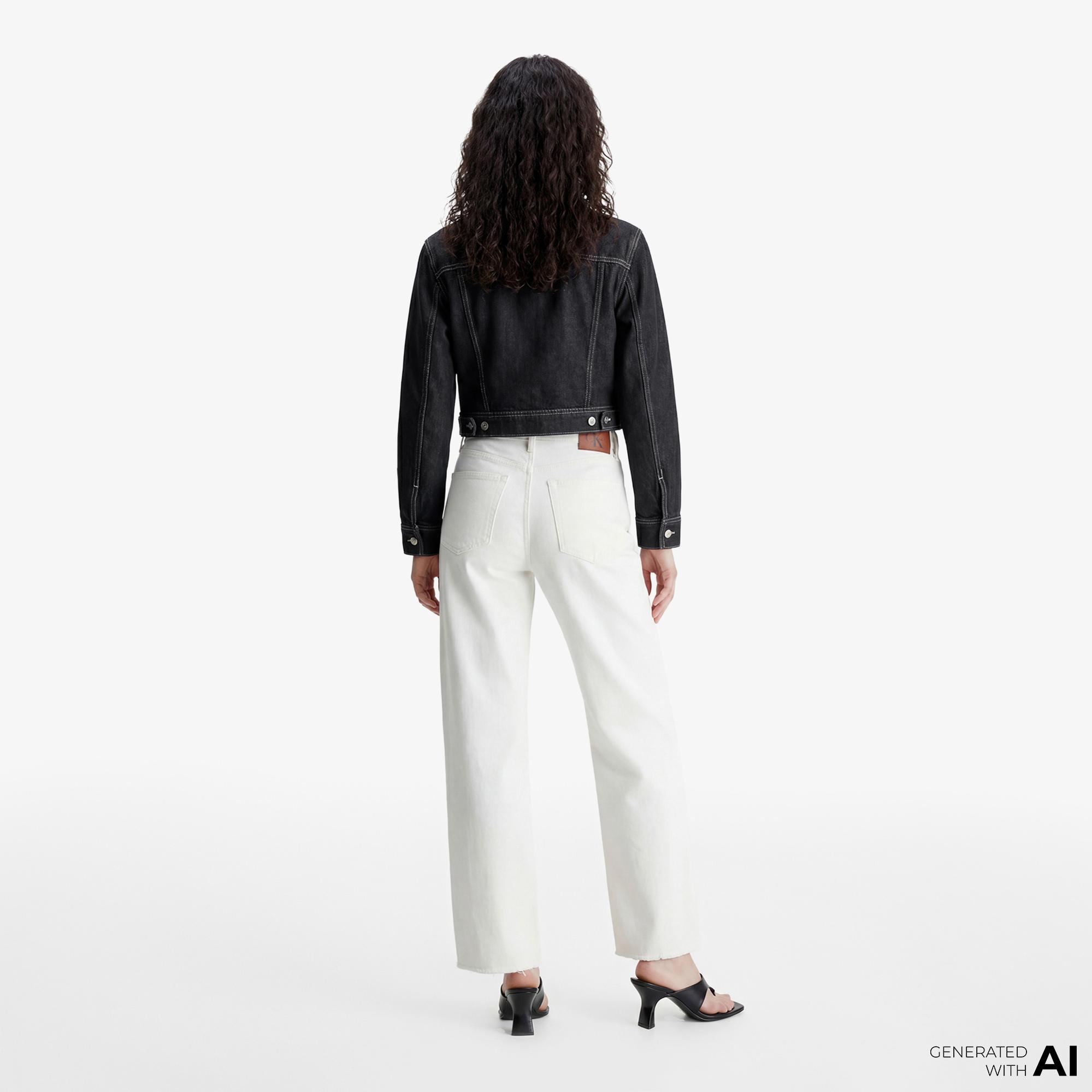 Calvin Klein Workwear Rinse Kadın Mavi Ceket