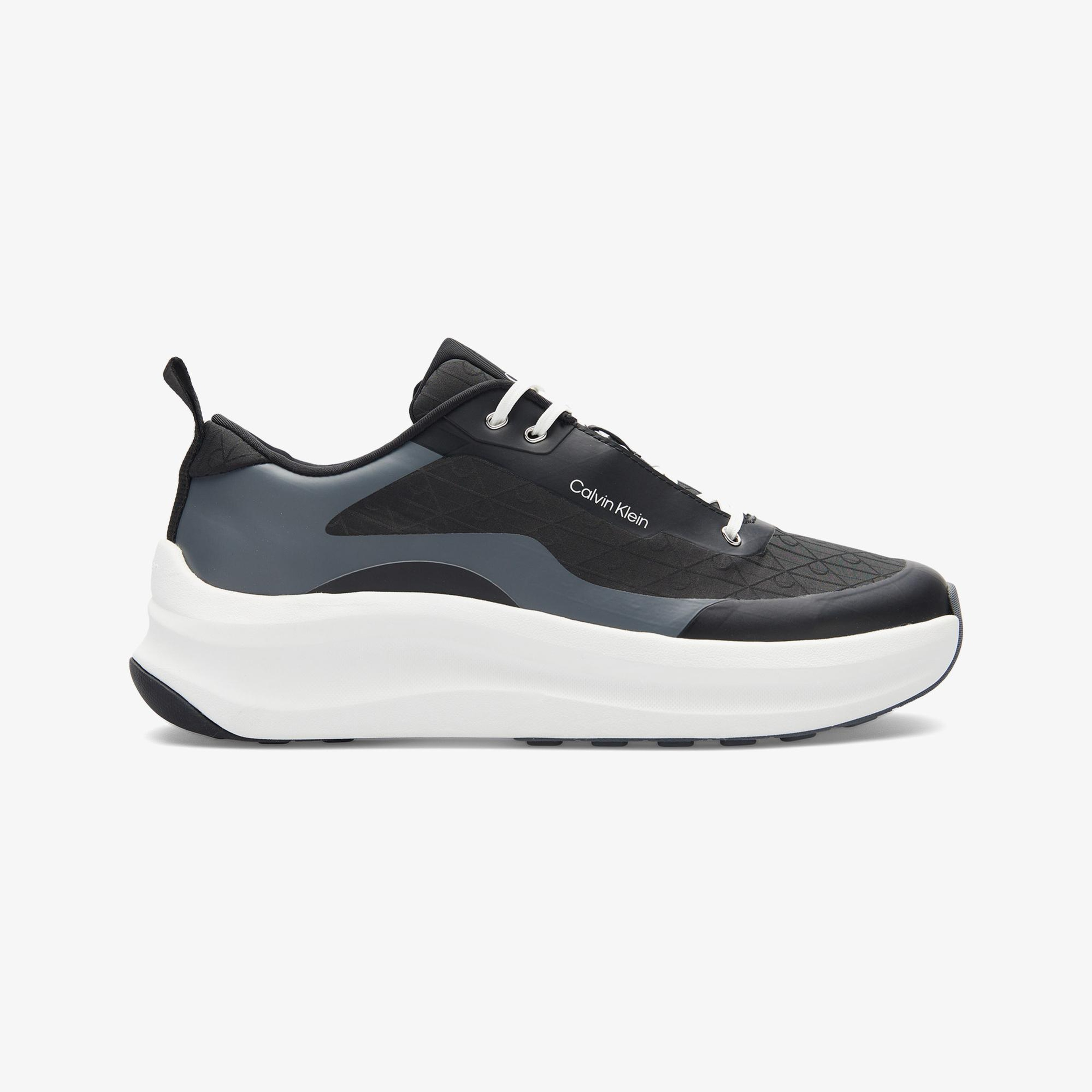 Calvin Klein Chunky Runner Lace Up Mix Erkek Siyah Sneaker