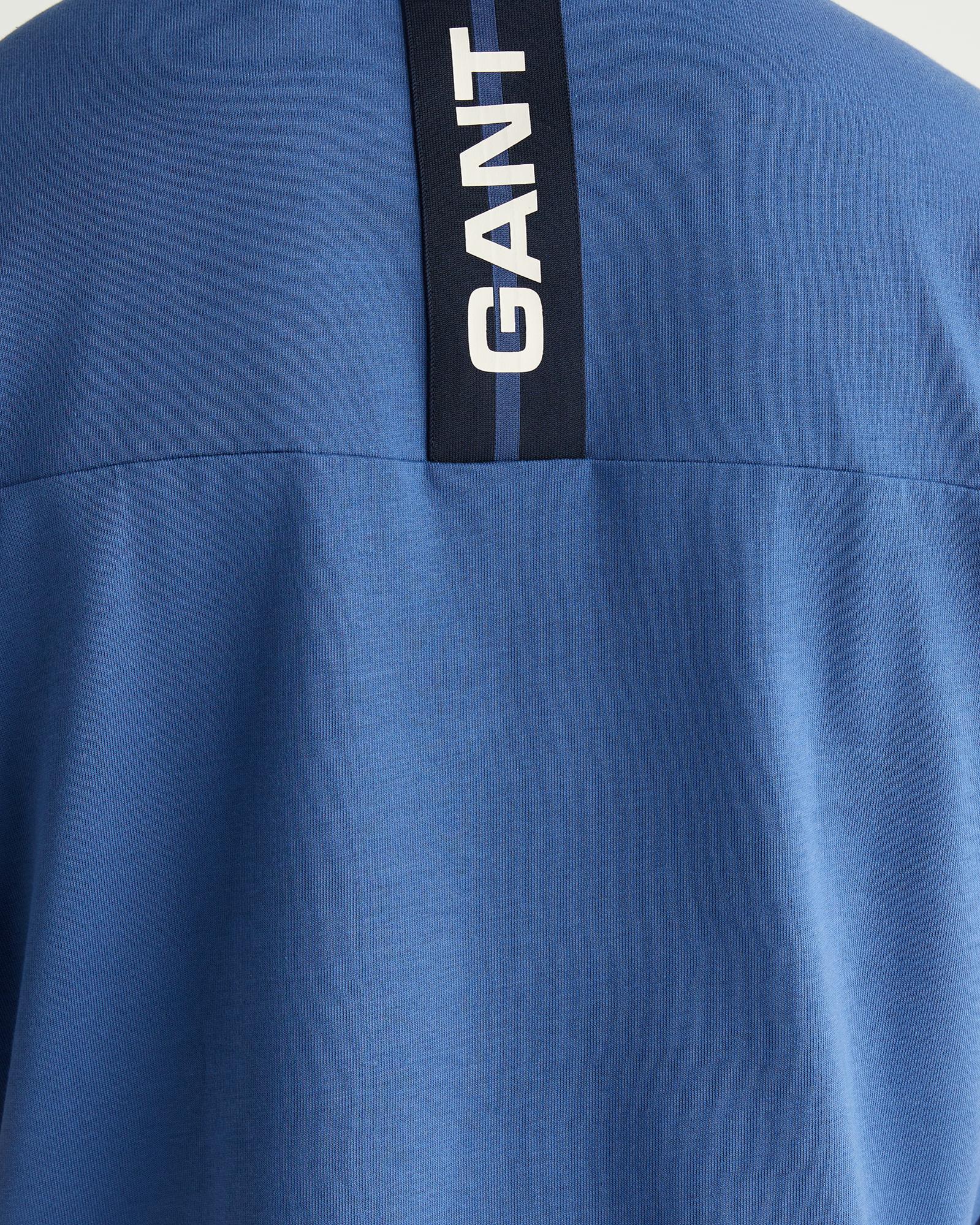 GANT Erkek Mavi Baskılı Kısa Kollu T-Shirt