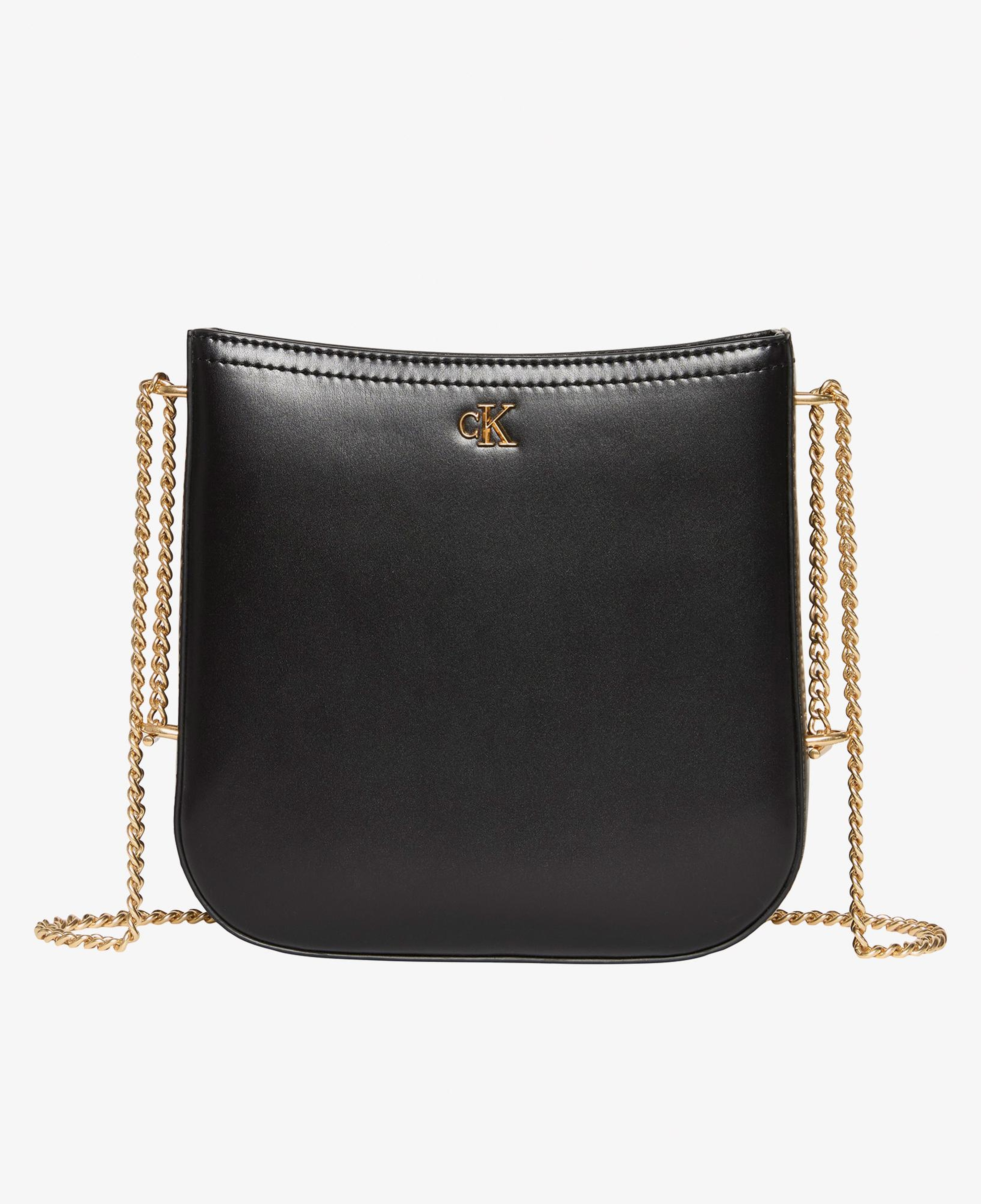 Calvin Klein Saddle With Chain Kadın Siyah Çapraz Çanta