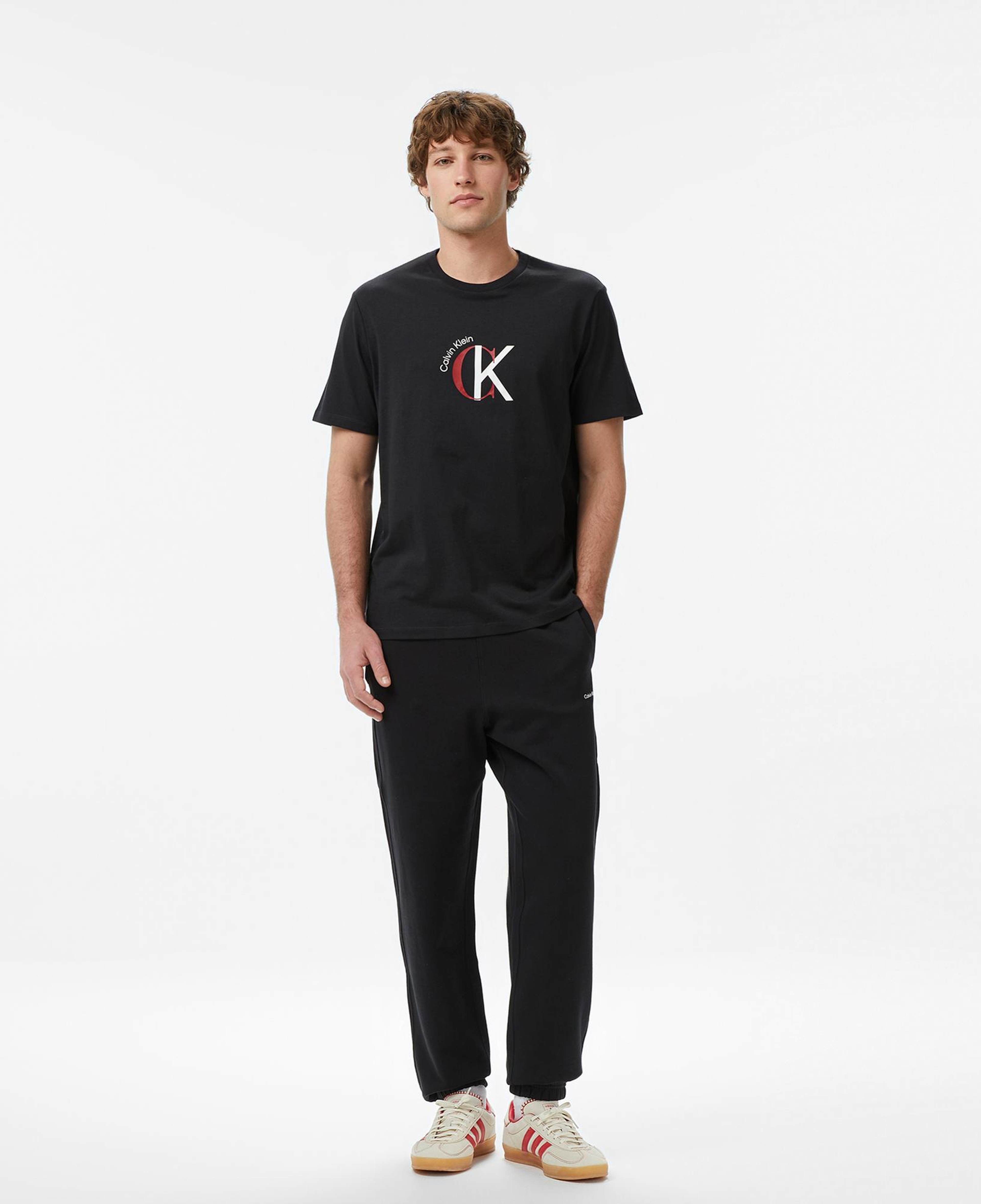Calvin Klein 30S Graphic Erkek Siyah T-Shirt