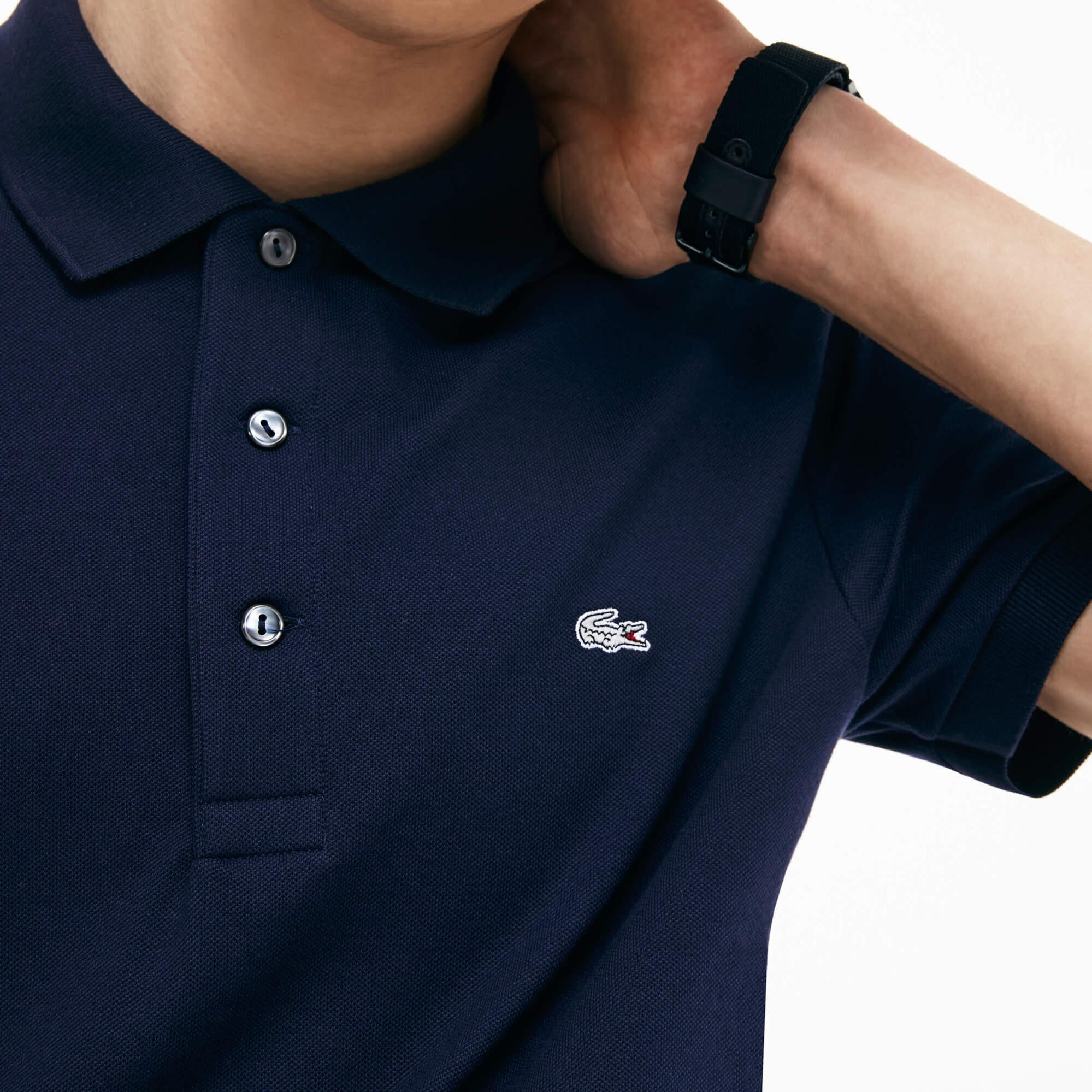 Erkek Slim Fit Lacivert Polo
