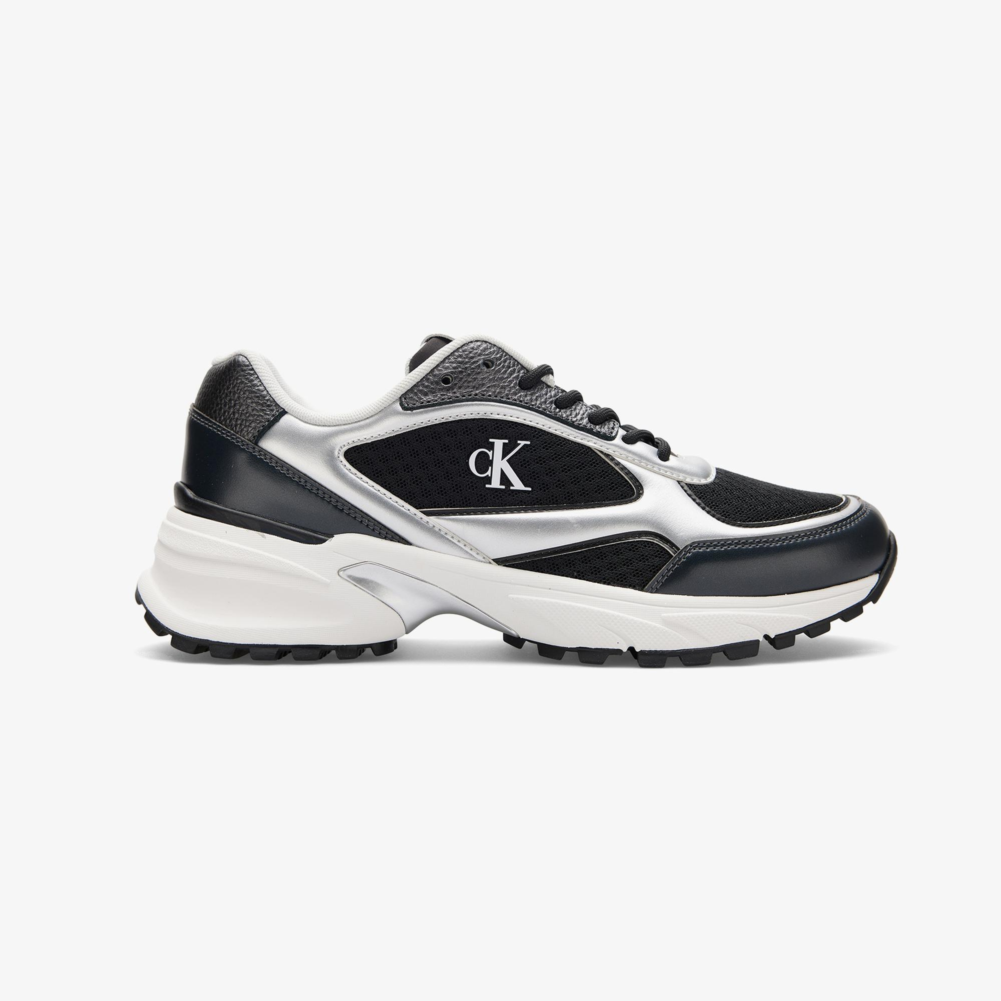 Calvin Klein Hike Runner Laceup Mesh Erkek Siyah Sneaker