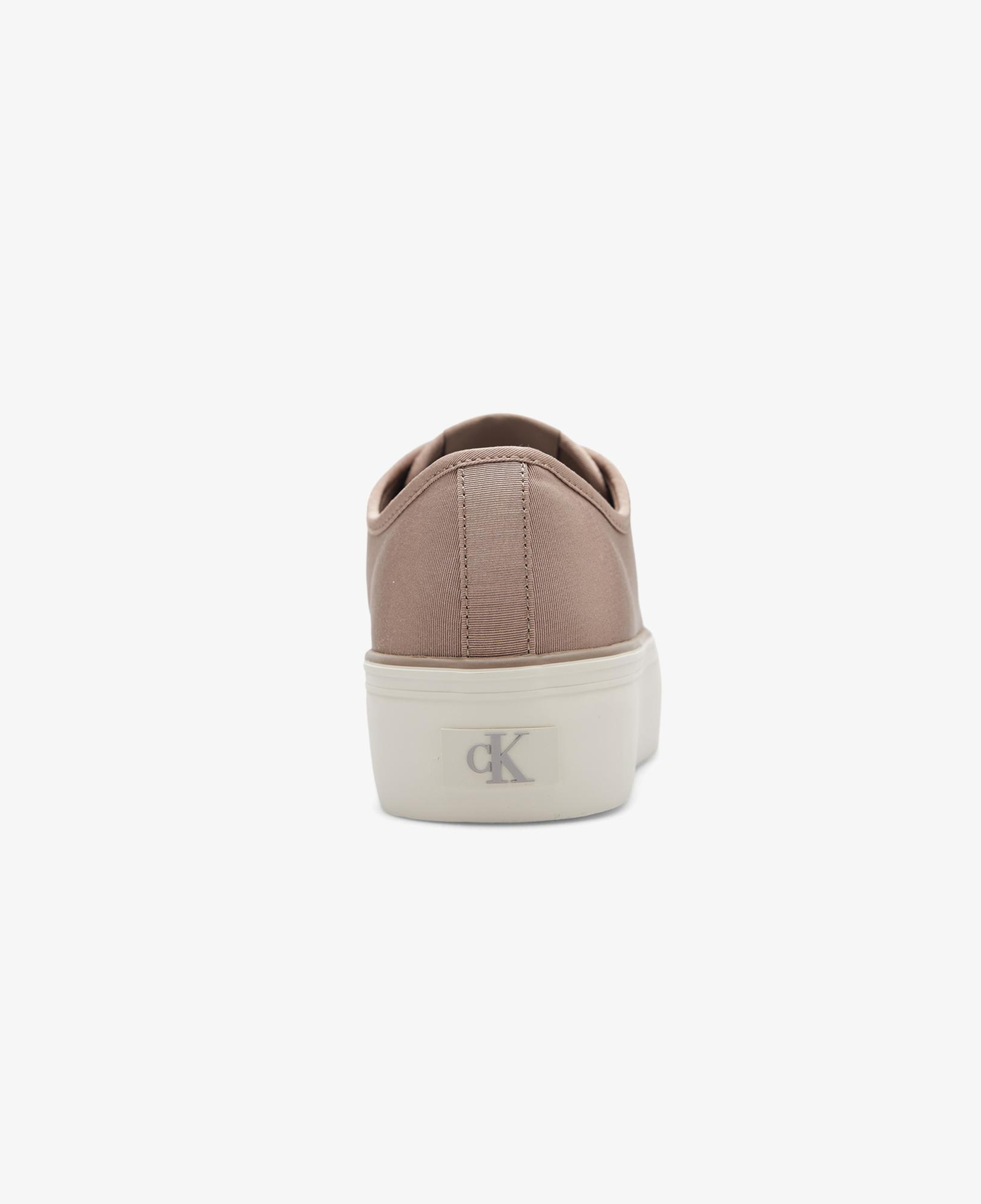 Calvin Klein Vulc Flatform Lace Up Moire Kadın Gri Sneaker
