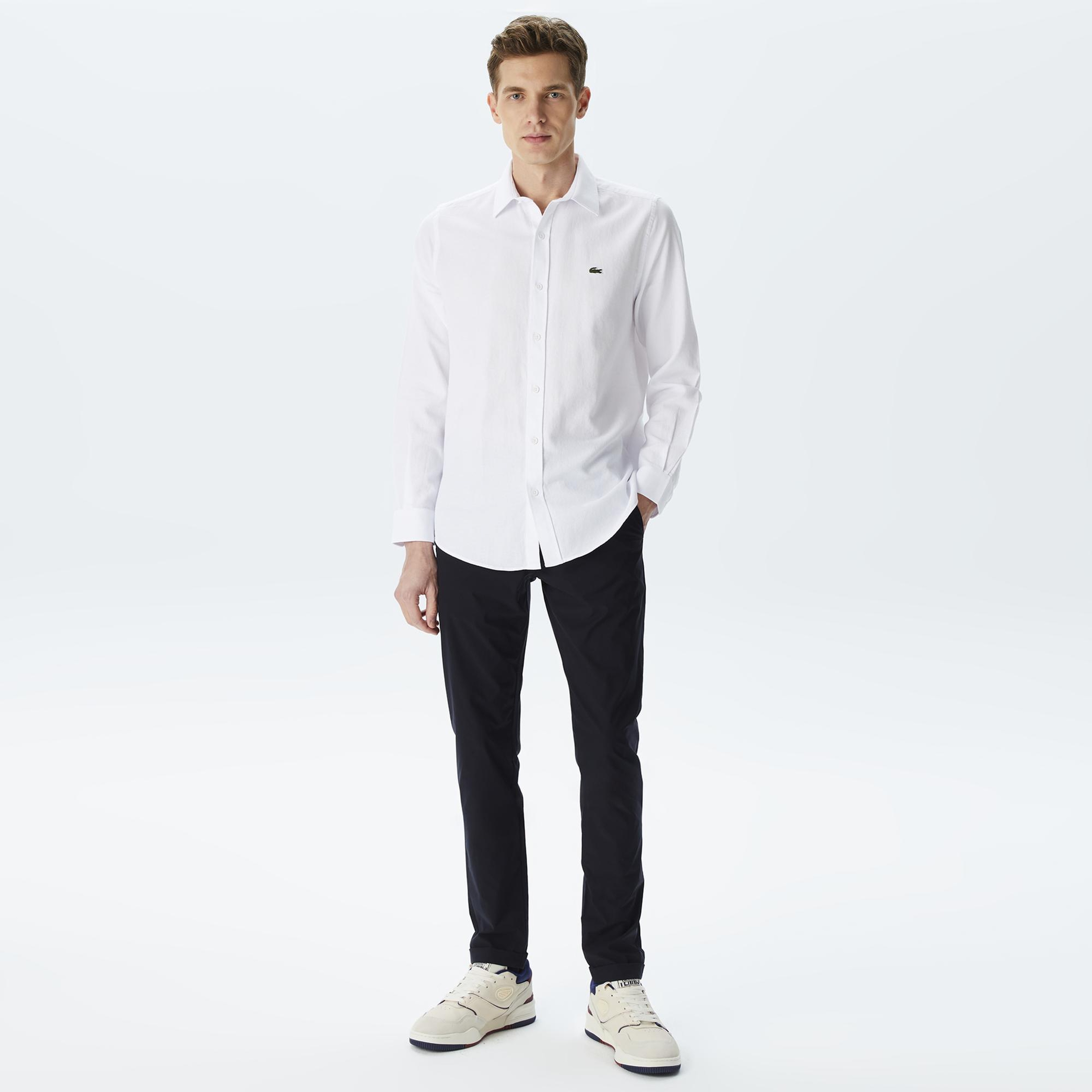 Lacoste Erkek Slim Fit Lacivert Pantolon