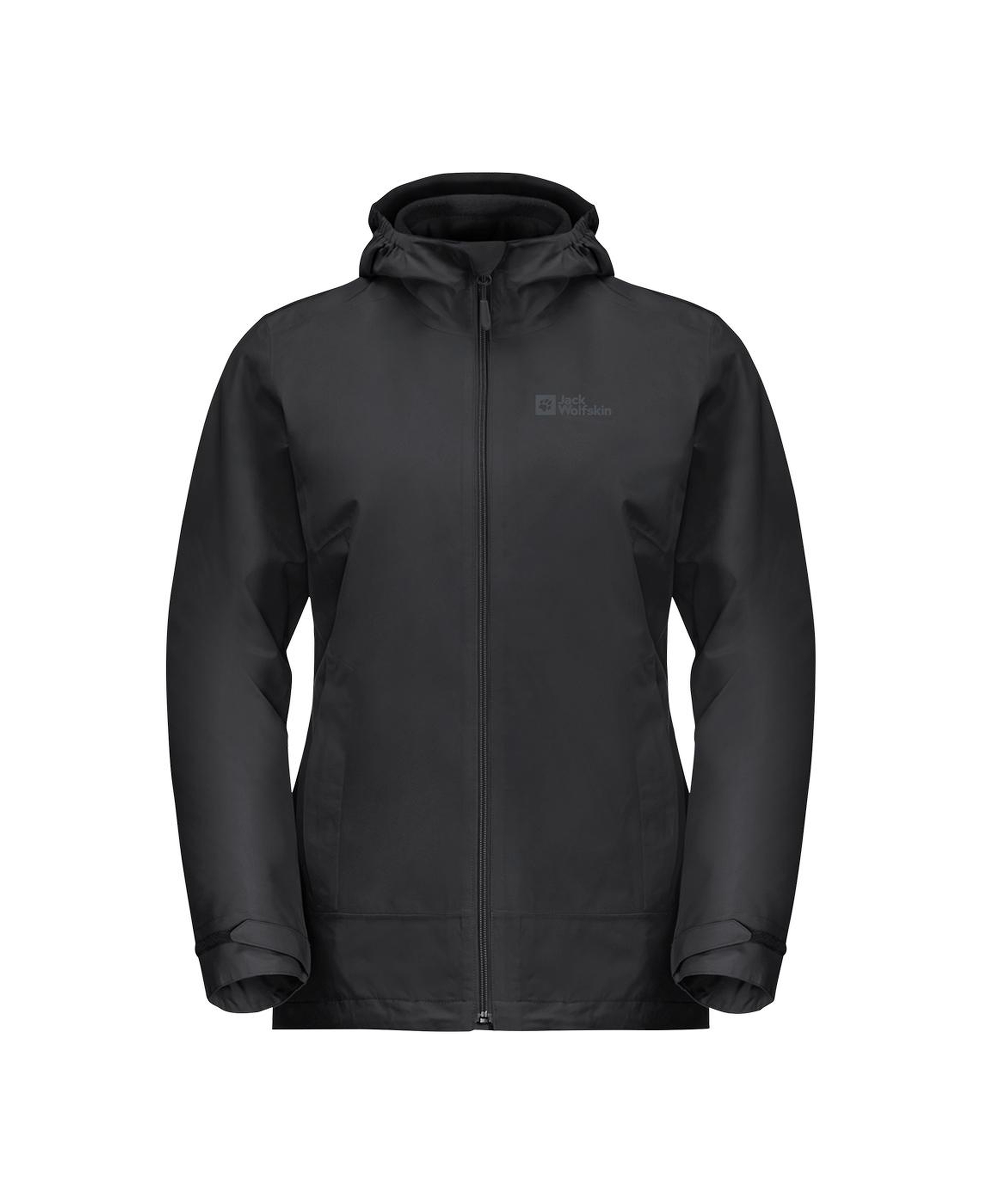 Jack Wolfskin Moonrise 3in1 Kadın Siyah Outdoor Ceketi