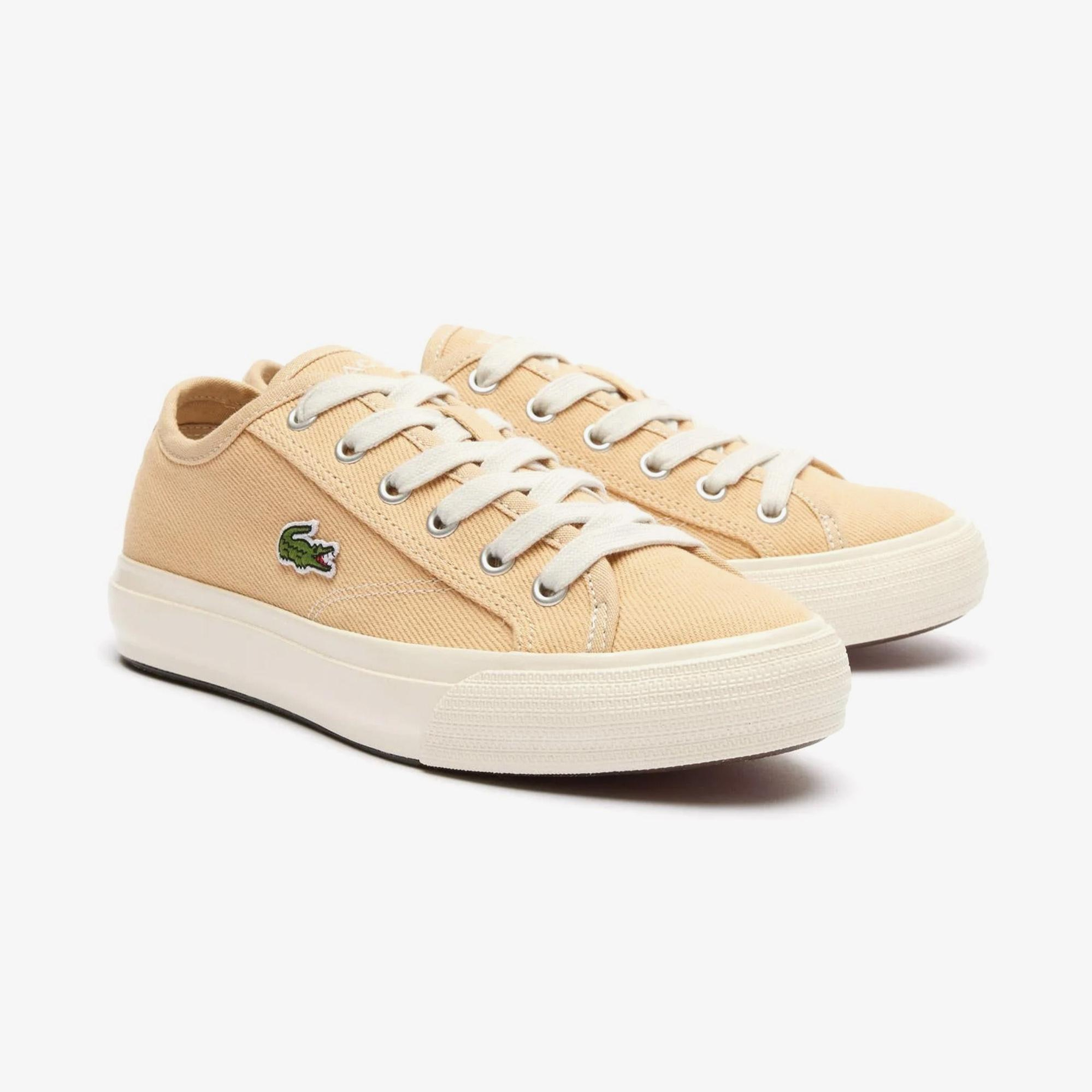 Lacoste Backcourt Kadın Bej Sneaker
