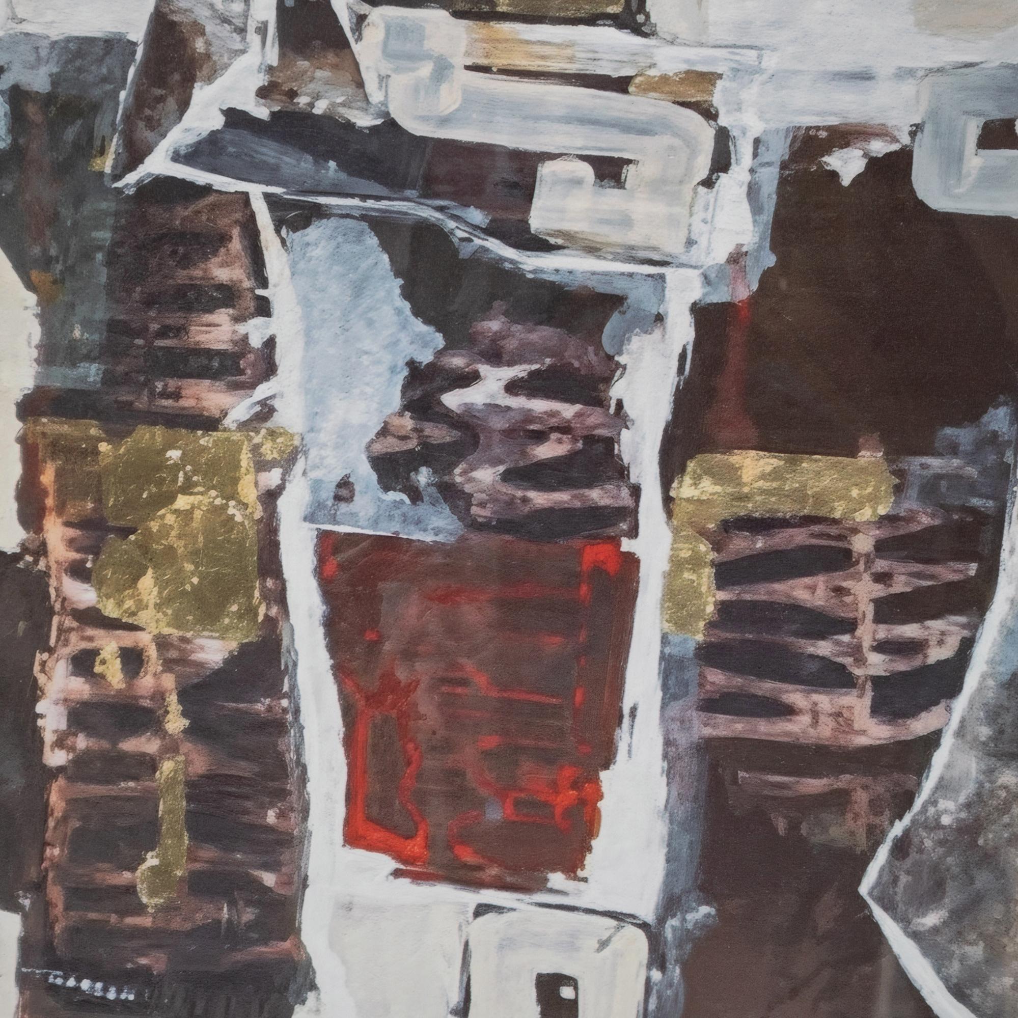 RUZI ÇERÇEVELİ CAM TABLO 80X80CM