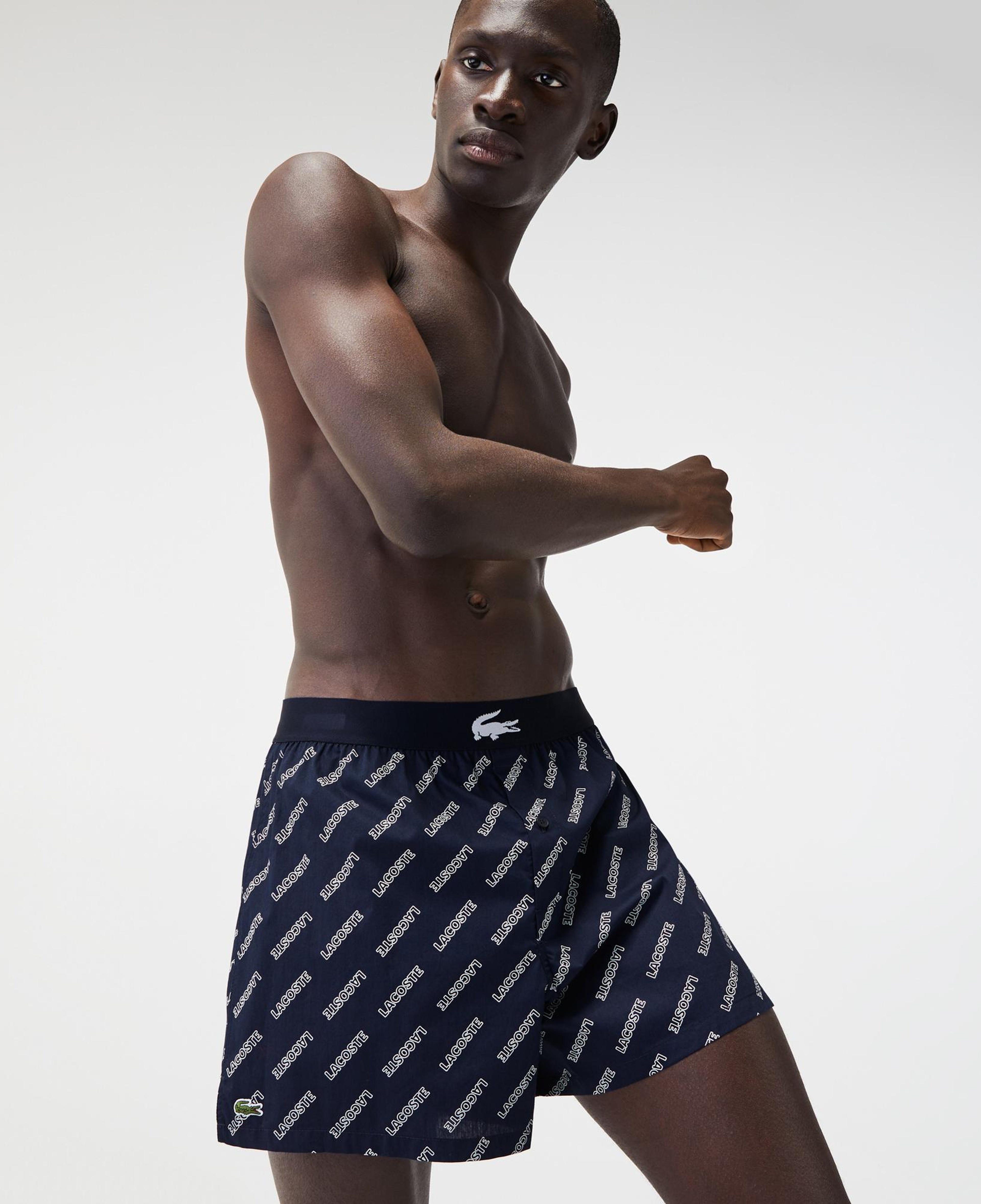 Erkek Desenli 3'lü Renkli Boxer