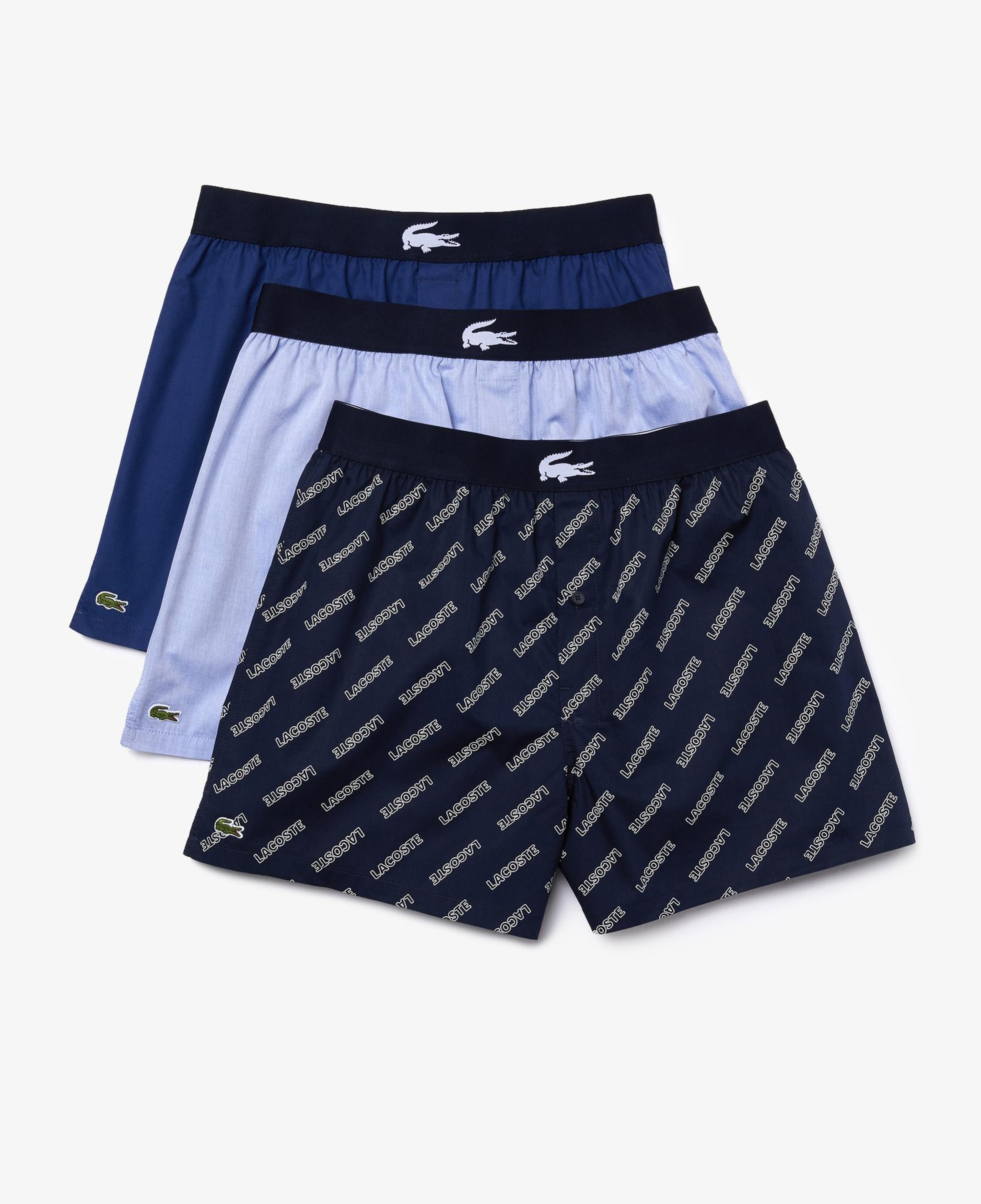 Erkek Desenli 3'lü Renkli Boxer